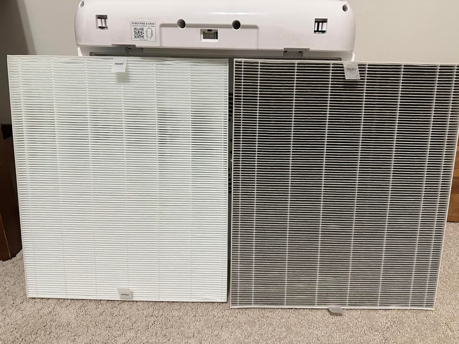 COWAY Air Purifier for Home Up to 1,748ft², HEPA Filter, Air Quality Monitor, Auto & Eco Mode, Mighty AP-1512HH(W), White customer photo 1