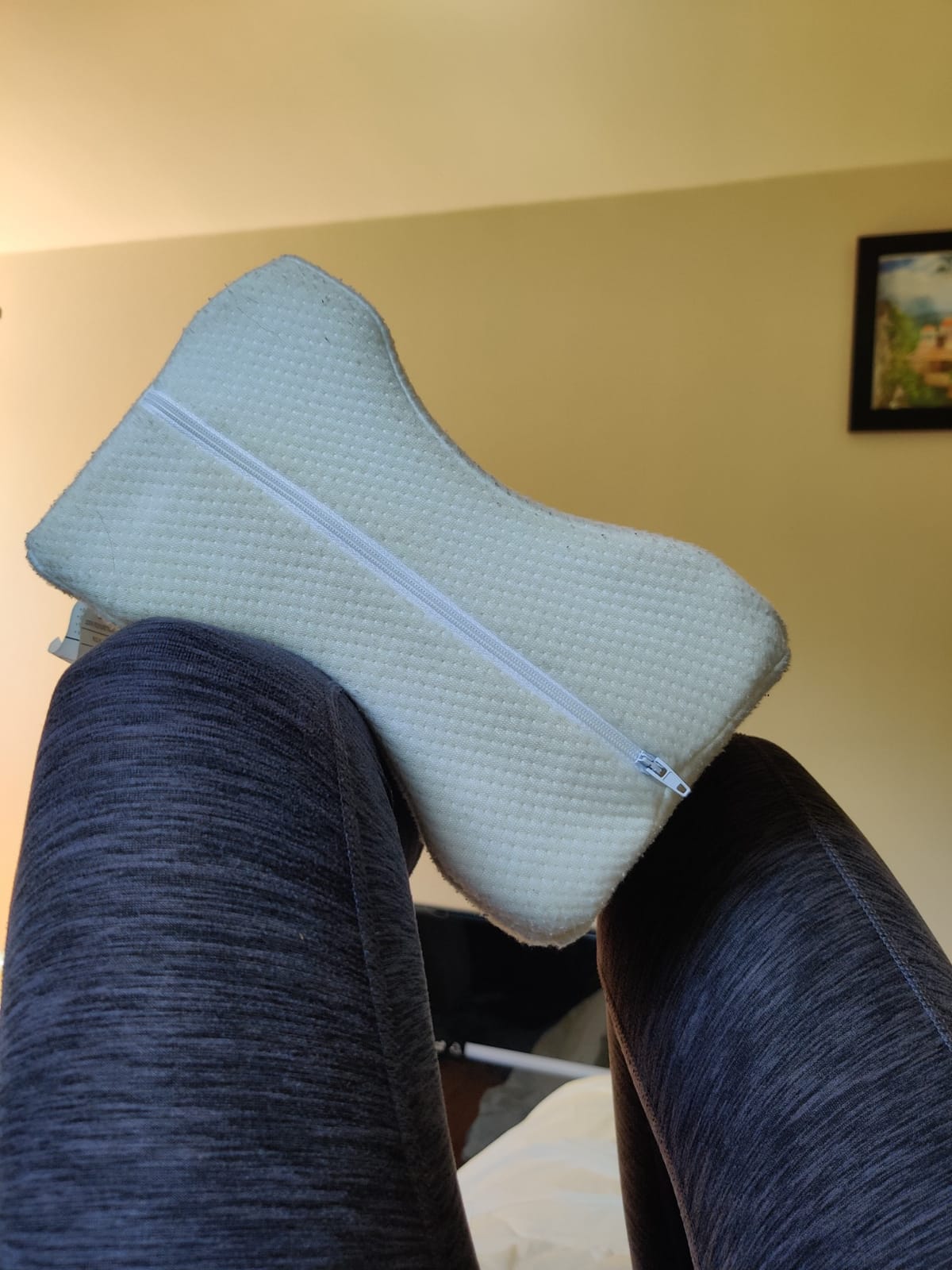 ComfiLife Orthopedic Knee and Leg Pillow for Side Sleepers - 100% Polyurethane Foam for Back Pain, Hip Pain Relief customer photo 2