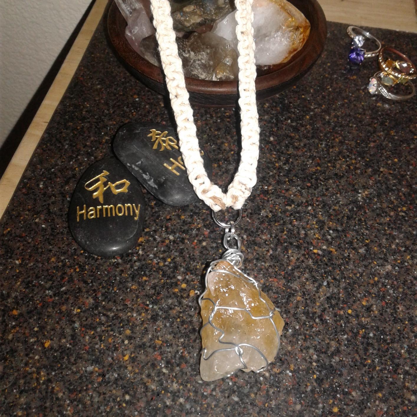 Rough Citrine Crystal Stone, Comes with Velvet Bag (1/2 Pound) customer photo 2