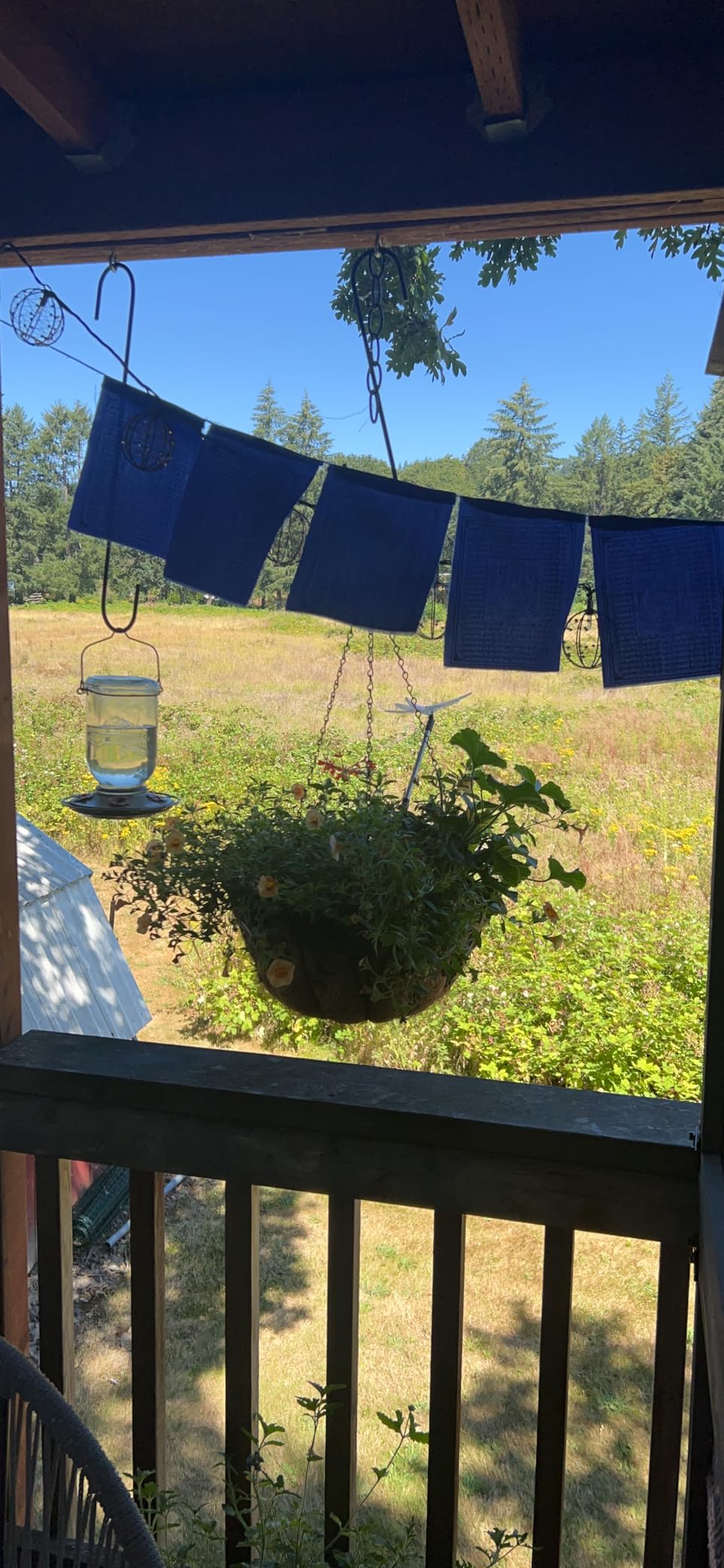 Tibetan Medicine Buddha Healing Prayer Flags, Blue, 8
