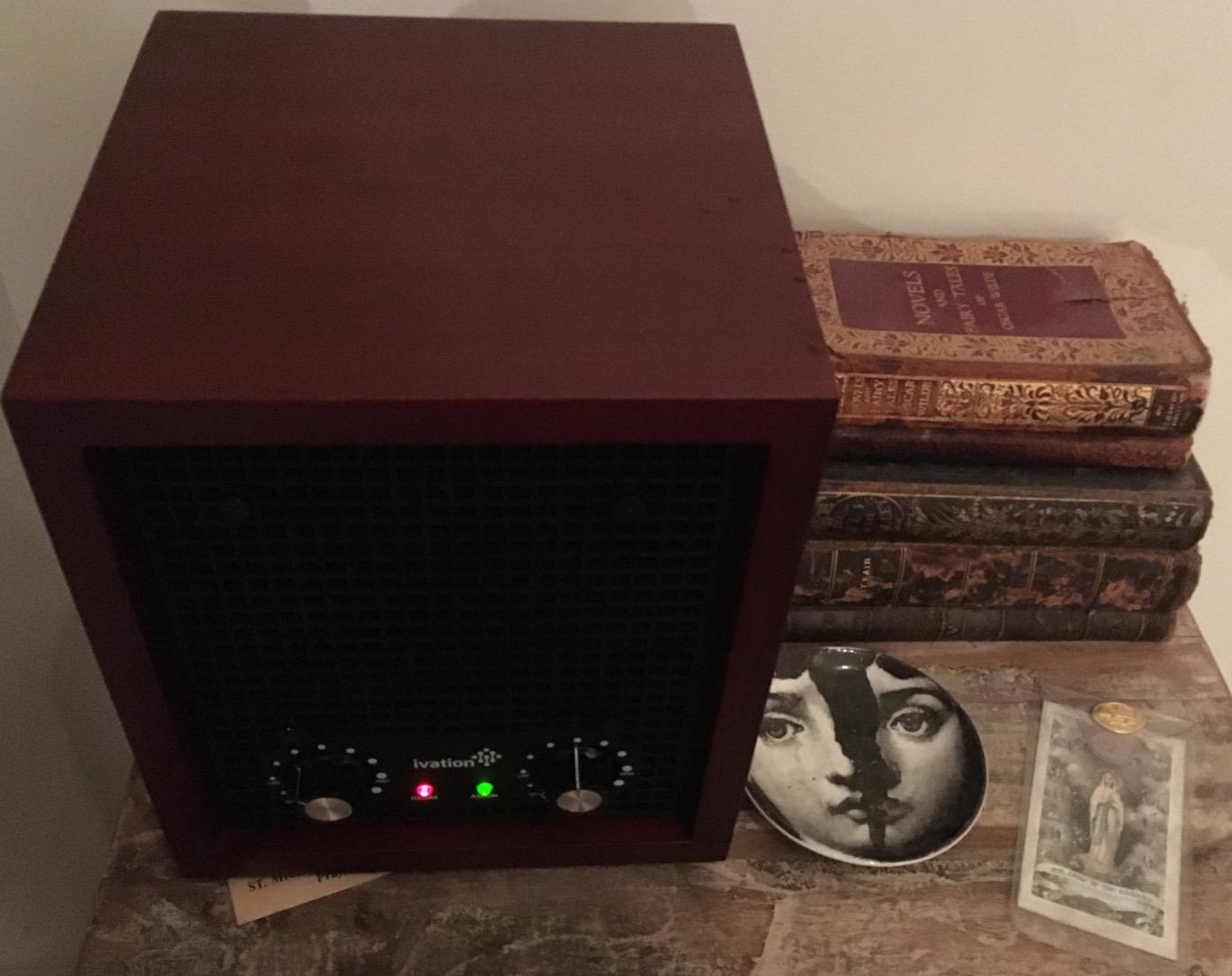 Ivation Ozone Generator Air Purifier, Ionizer & Deodorizer - Purifies Up to 3,500 Sq/Ft - Great for Dust, Pollen, Pets, Smoke & More Cherry customer photo 1
