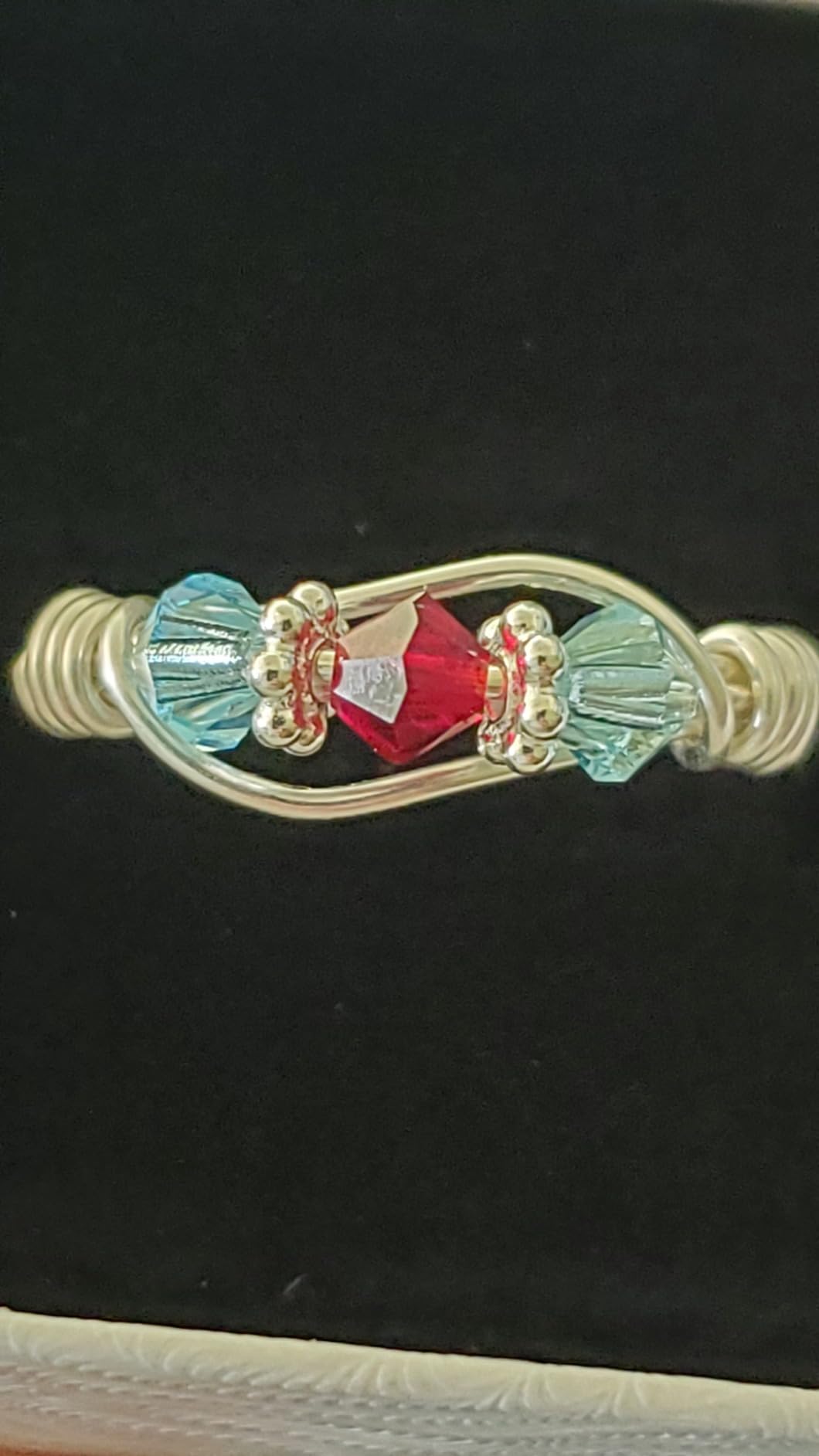 Mother's Birthstone Ring: Personalized Sterling Silver Mom's Multistone Family Ring customer photo 2