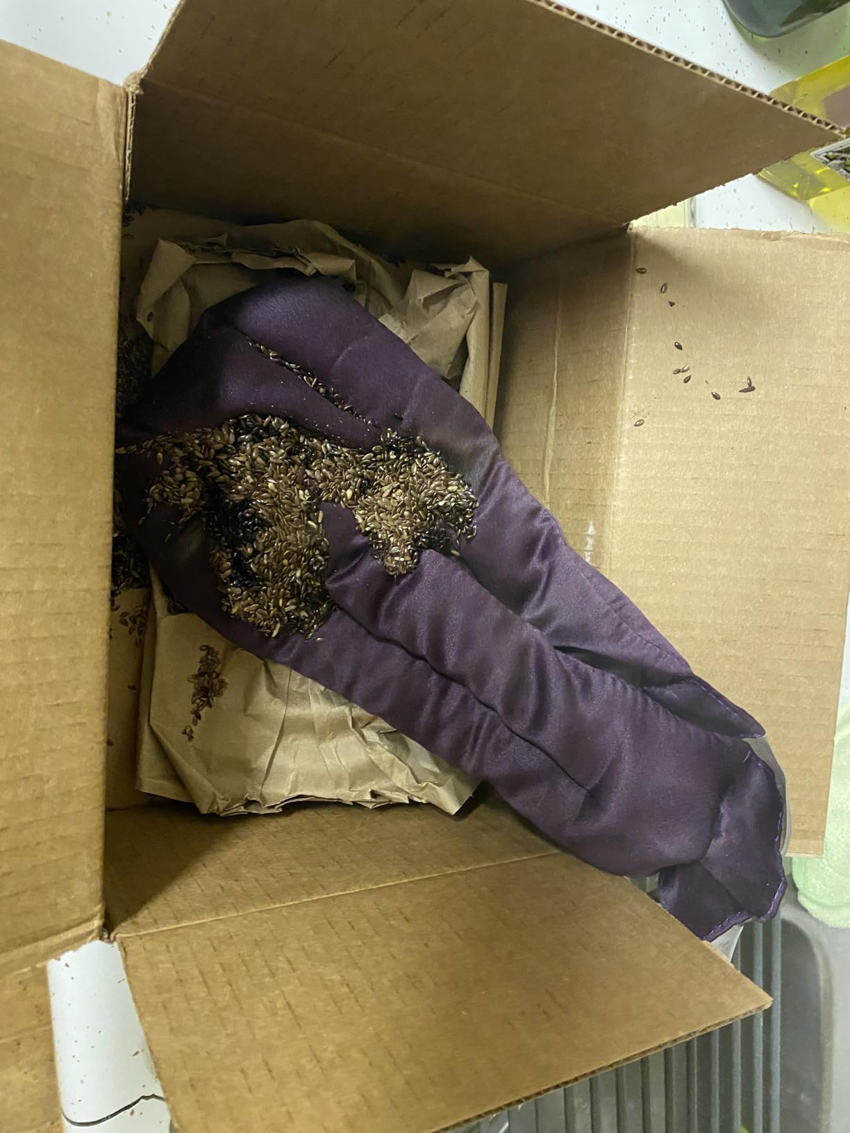 Victoria's Lavender Luxury Lavender Neck Wrap, Microwavable Neck Heating Pad, Aromatherapy Wrap for Men & Women, Filled with Lavender Buds & Flax Seed, Relaxing Spa Gift customer photo 1