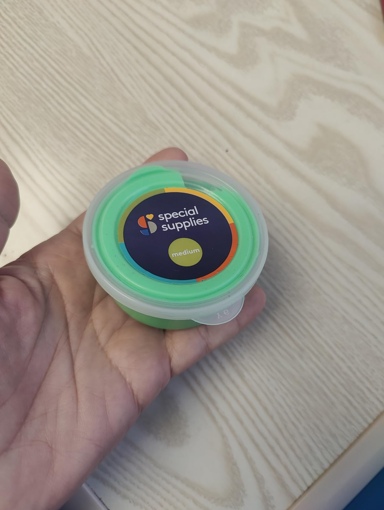 Special Supplies Therapy Putty for Kids and Adults - Resistive Hand Exercise Stress Relief Therapy Putty Kit, Set of 4 Strengths, Three Ounces of Each Putty customer photo 1