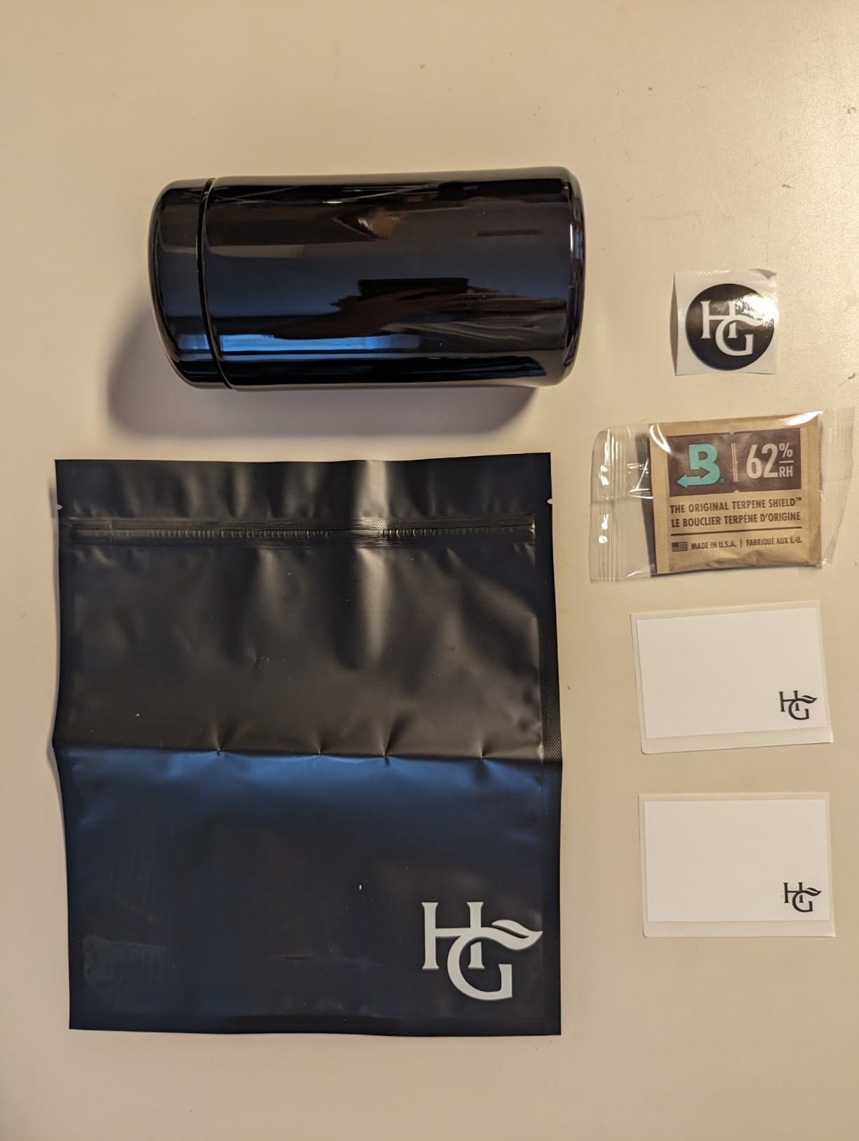 Herb Guard - 1 Oz Airtight Container and Smell Proof Jar (500 ml) 2 Way 62% Pack Keeps Goods Fresh for Months customer photo 2
