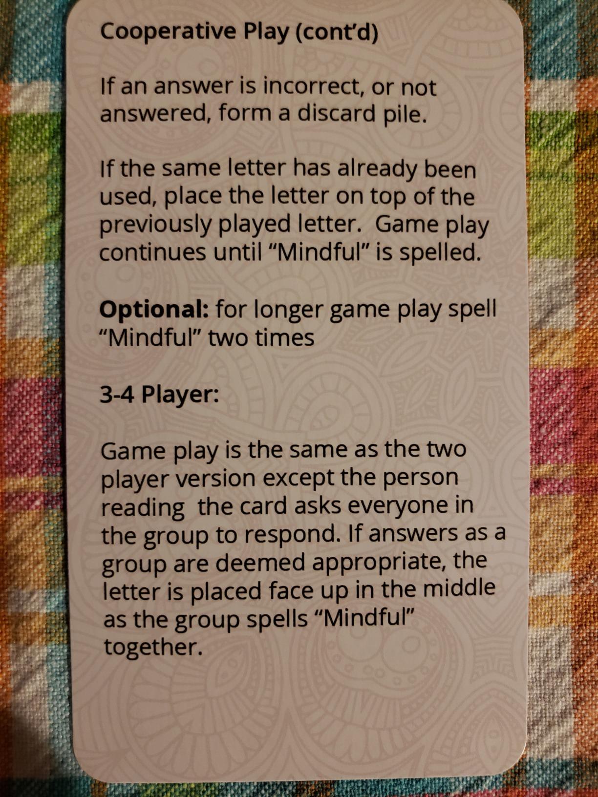 PTS Games Mindfulness Matters: The Game that Uses Mindfulness Skills to Improve Coping in Everyday Life customer photo 2
