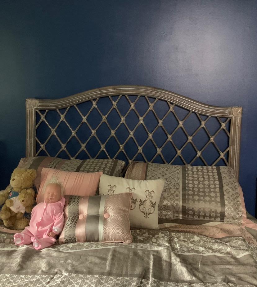 SAFAVIEH Furniture - Gabrielle Rattan Full Headboard - White-Washed - Rattan - Coastal Woven Design - Ideal for Bedroom (SEA8031C-F) customer photo 1