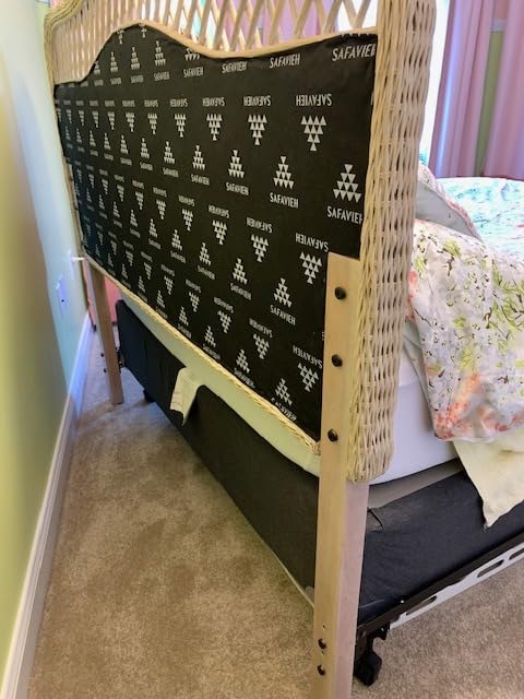 SAFAVIEH Furniture - Sephina Rattan Full Headboard - White-Washed - Rattan - Coastal Woven Design - Ideal for Bedroom (SEA8033A-F) customer photo 2