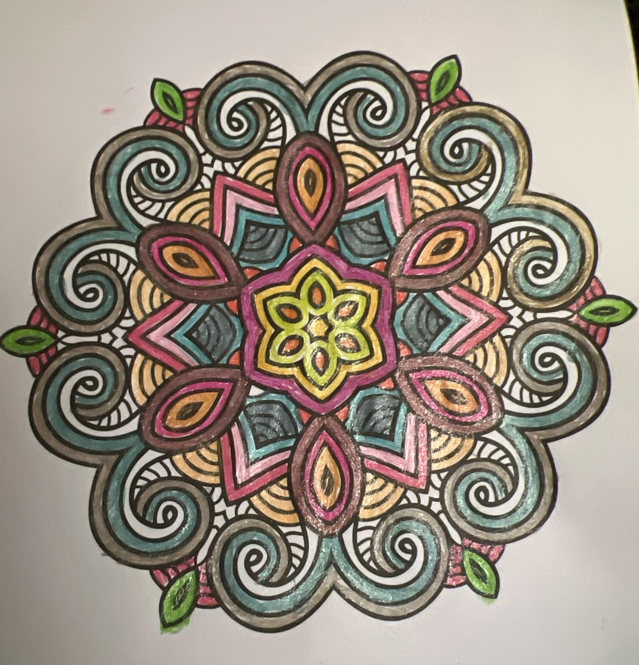 Adult Coloring Book Set: 6 Book Set - 4 Mandalas Books Plus Patterns and Tranquility - Quality Thick Easy Tear-Out Pages customer photo 1
