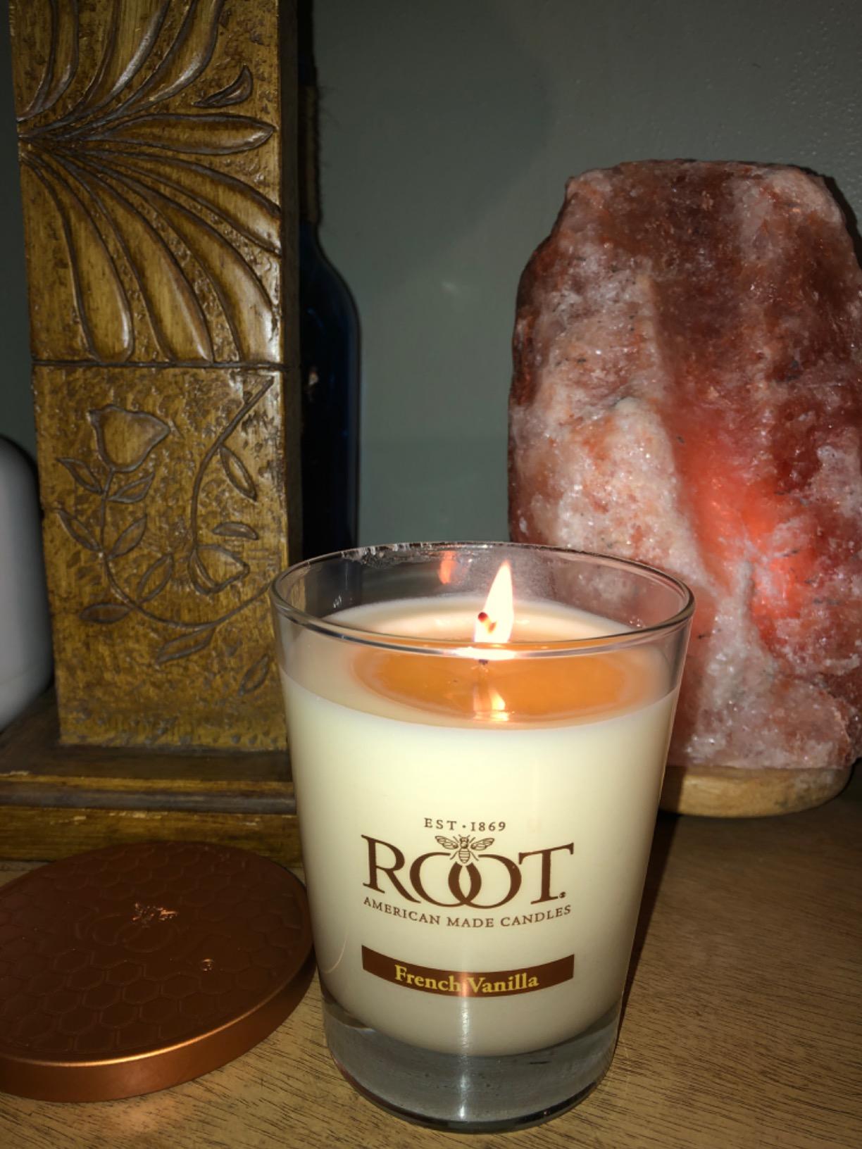 Root Candles Scented Candles Honeycomb Veriglass Premium Handcrafted Beeswax Blend Candle, Large, French Vanilla customer photo 1