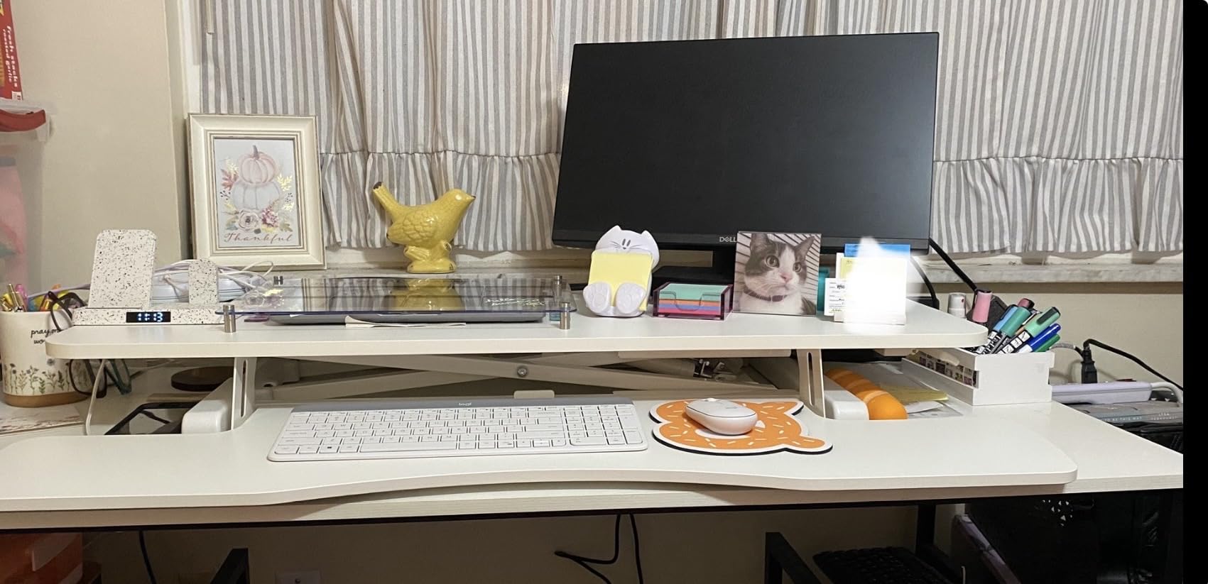 VIVO Black 32 in Standing Desk Converter, DESK-V000K customer photo 1