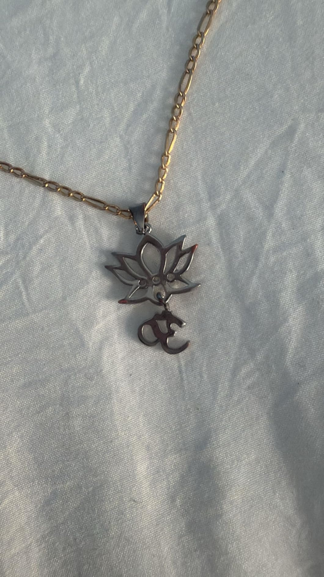 Lotus Flower Necklace 925 Sterling Silver Lotus Jewelry Gifts for Women | Flower Pendant Spiritual Lotus Yoga Jewelry Birthday Gifts,18 inch customer photo 1