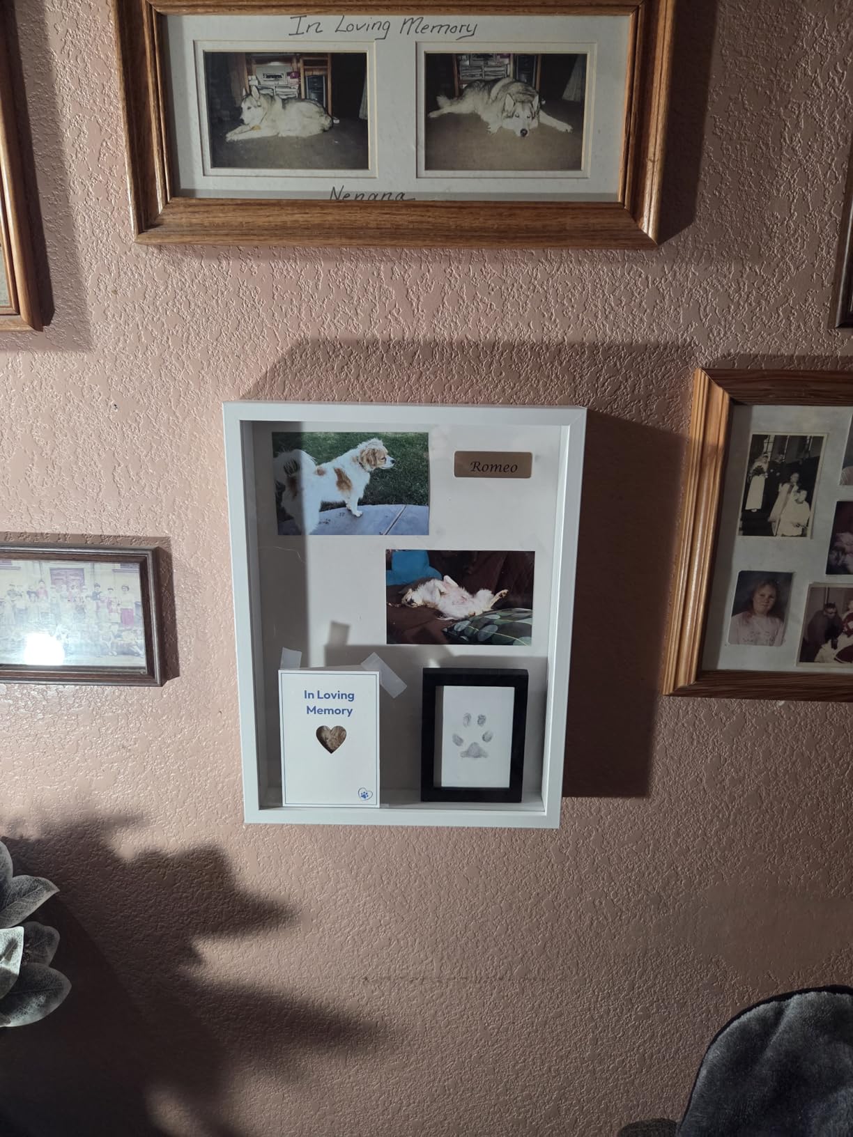 Americanflat 8.5x11 Shadow Box Frame with Shatter-Resistant Glass - Silhouette Collection - Large Shadow Box Display Case for Tabletop and Wall Display - Black with Soft Felt Back customer photo 2