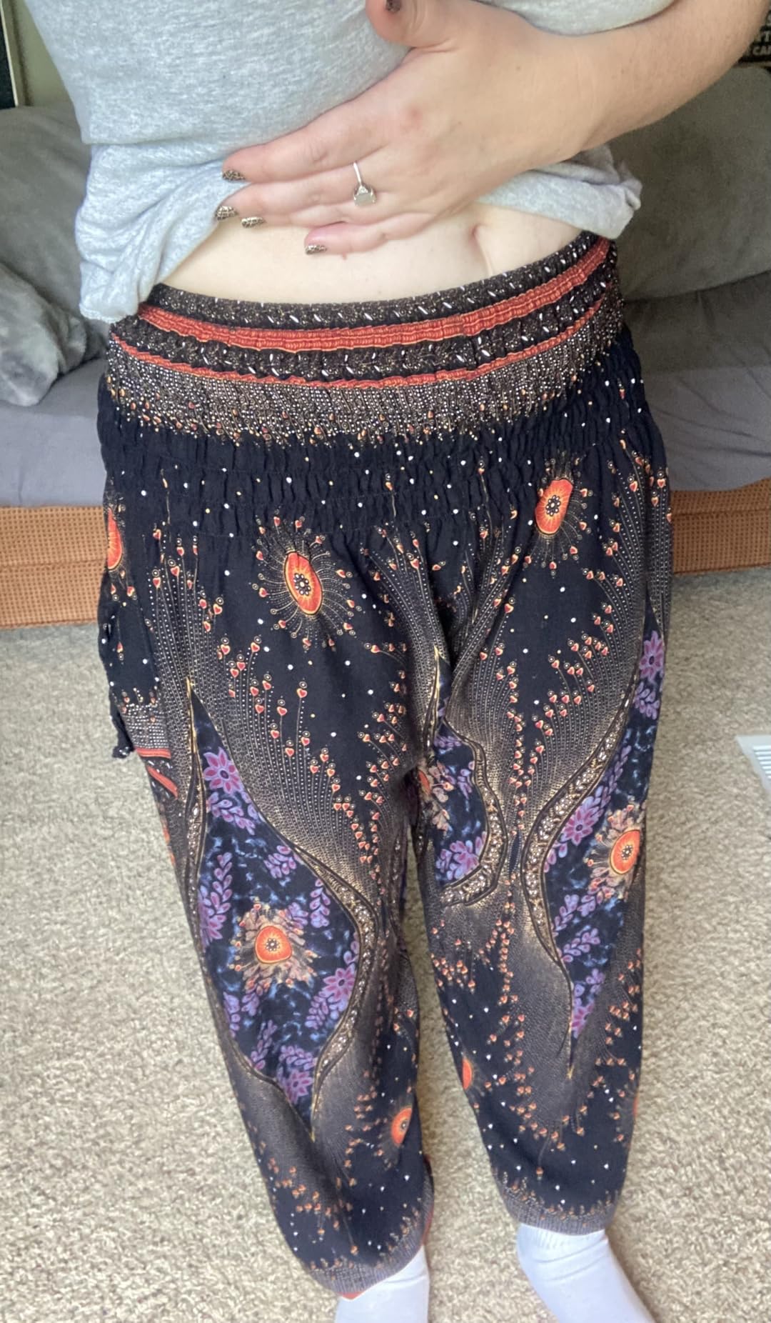 Boho Harem Pants Women customer photo 1