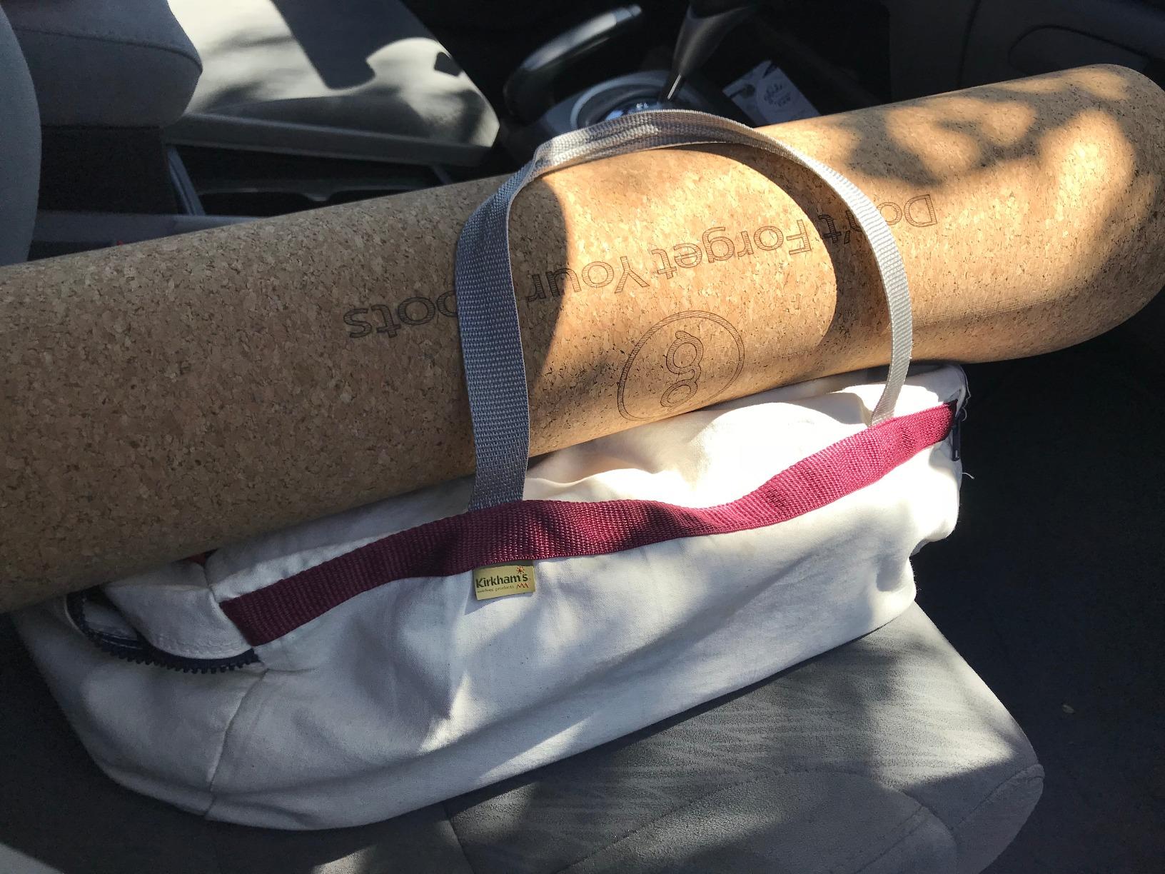 GURUS Sweat Proof Durable Cork Yoga Mat Thick Non Slip Exercise Mat for Home Workout customer photo 2
