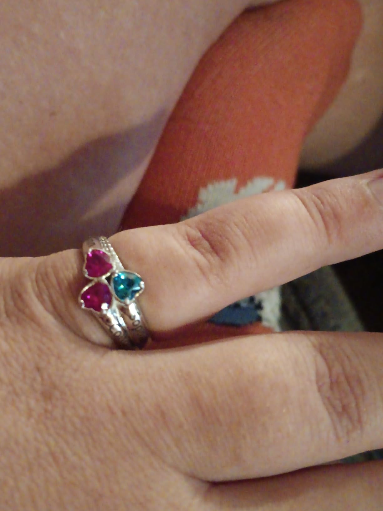Customized Birthstone Ring for Women, Personalized Mothers Ring customer photo 2