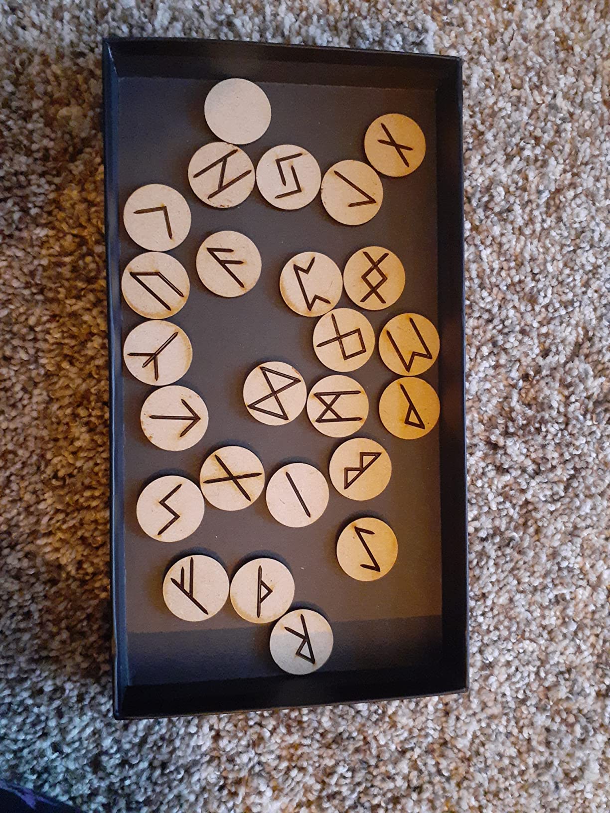 Rune Stones Set with Manual for Beginners and 5 layouts. Viking Nordic Runes customer photo 1