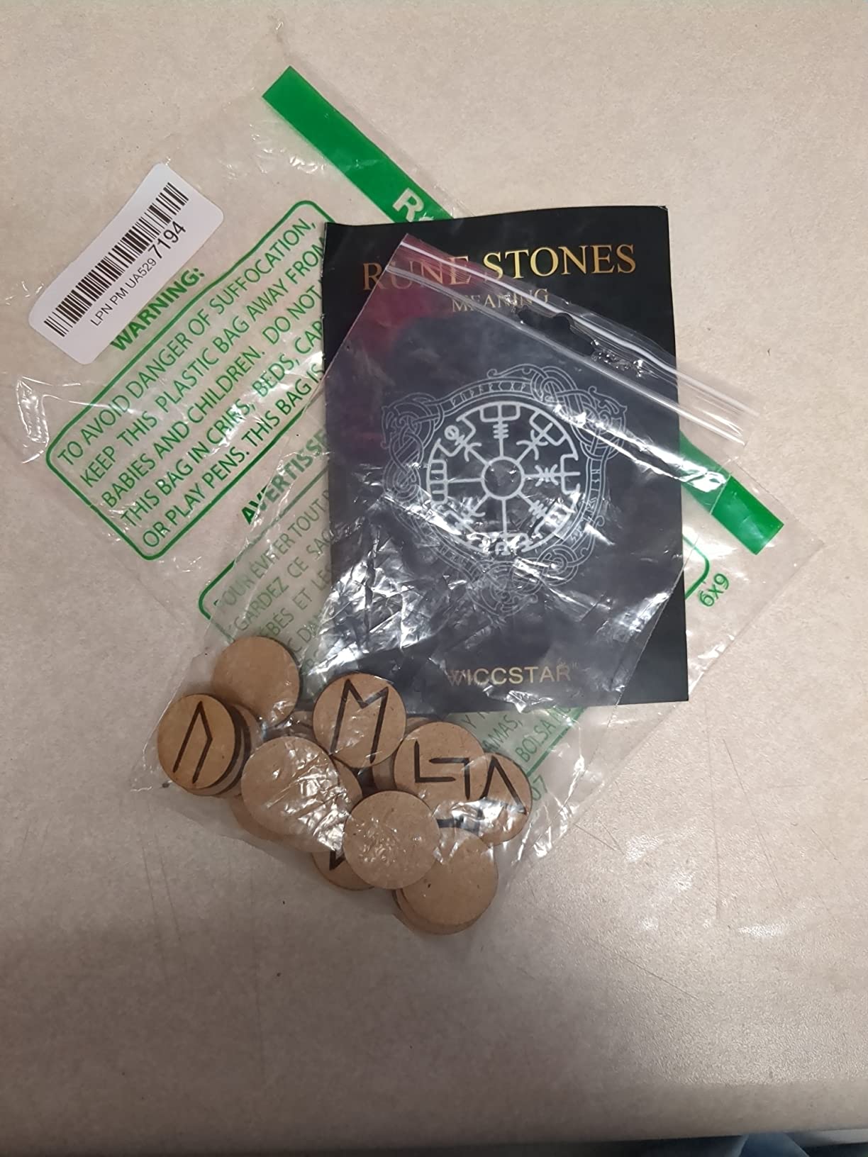 Rune Stones Set with Manual for Beginners and 5 layouts. Viking Nordic Runes customer photo 2