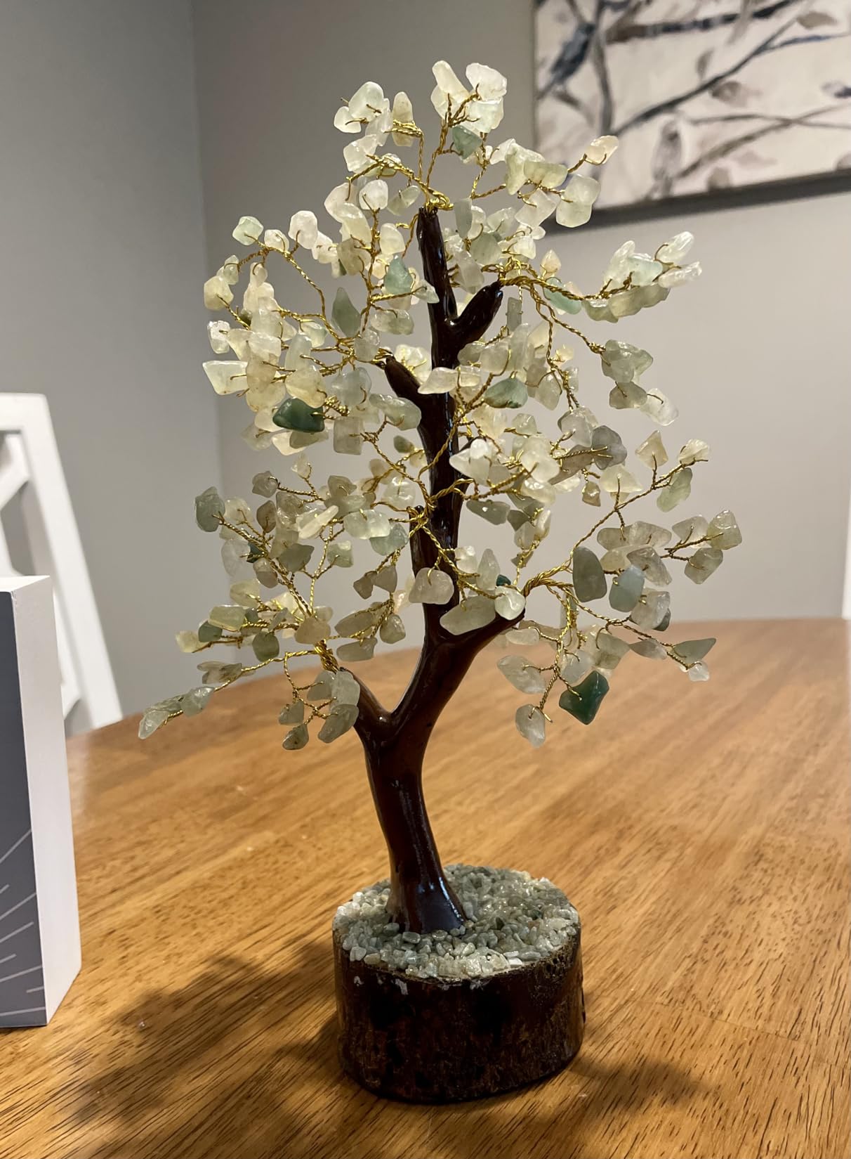 Crocon Green Jade Crystal Tree of Life, Birthday Gifts for Women & Men | House Decor for Shelf Healing Crystals, Spiritual Gift Sage Green Decor House Warming Gifts New Home, Present for Mom, Sister customer photo 1