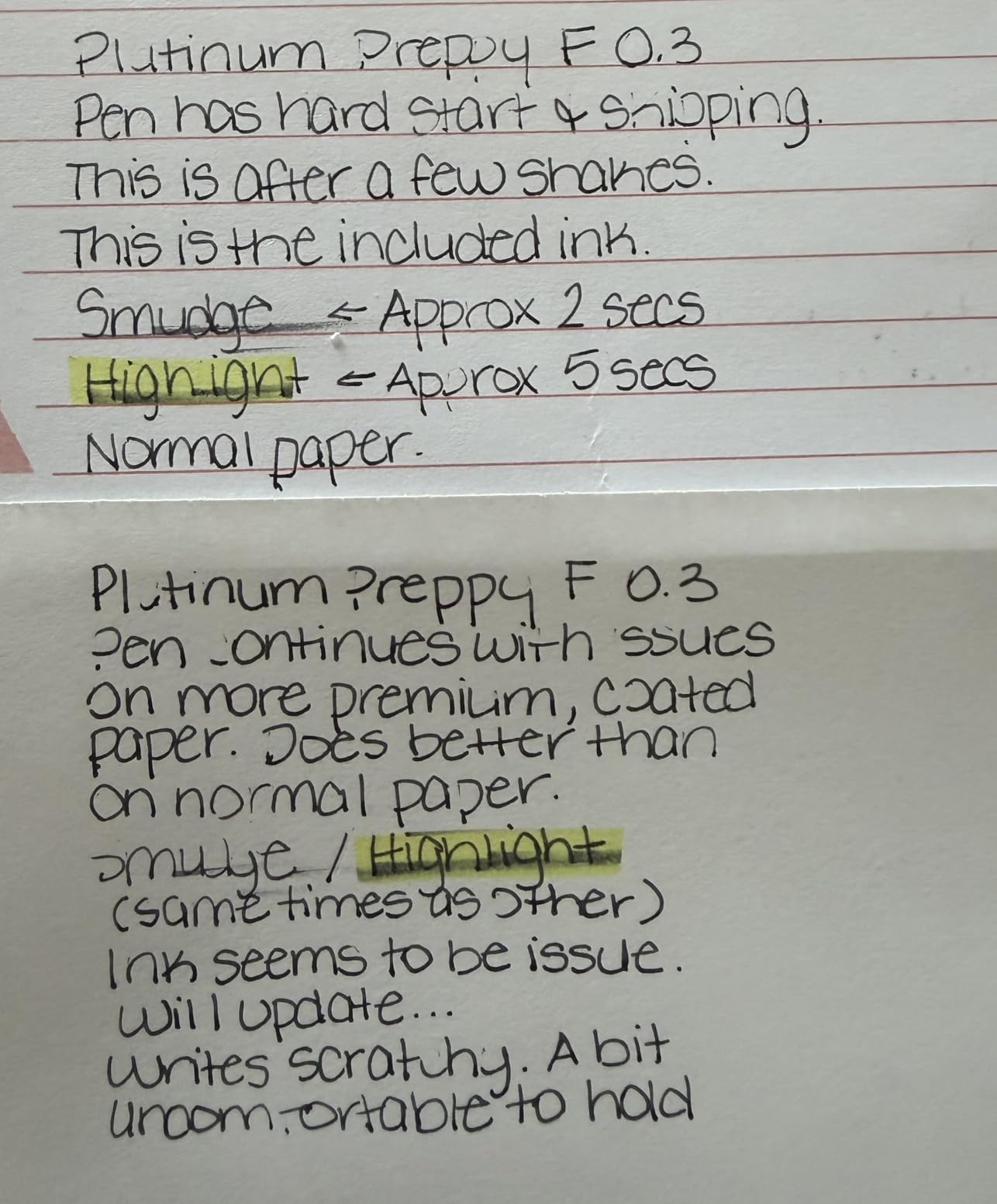 Platinum Preppy Fountain Pen, Crystal, Fine Nib customer photo 2