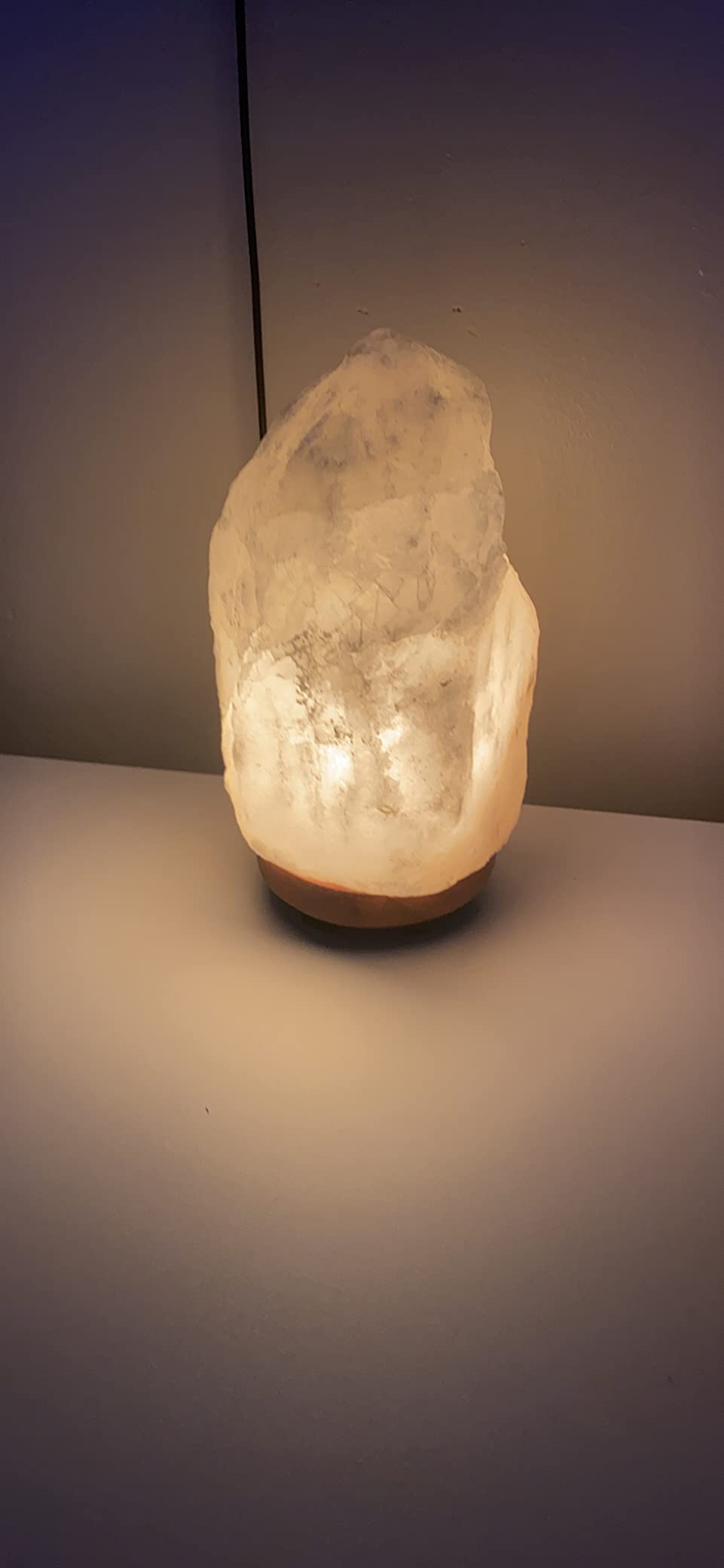 Himalayan Salt Lamp Multicolor with USB & Plastic Base - Hand-Carved Himalayan Salt Lamp for Home, Office, and Dorm Decor | LED Multicolor Salt Lamp for Relaxation, Ambiance, and Air Purification customer photo 2
