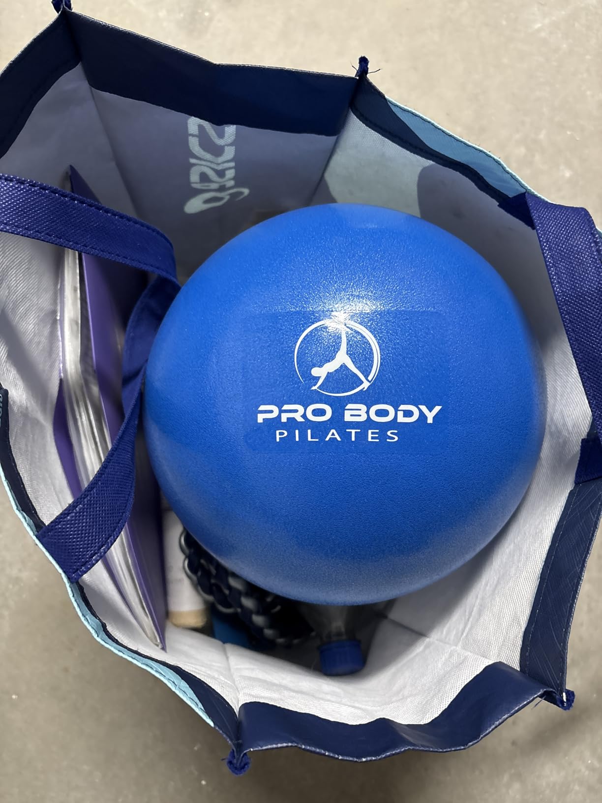 ProBody Pilates Ball Small - 9 Inch Small Exercise Ball | Anti-Burst PVC, Latex-Free, Clinic Grade, Between-Knees Stabilizer, Postpartum & Rehab, Straw Inflator, Yoga Ball Small customer photo 1