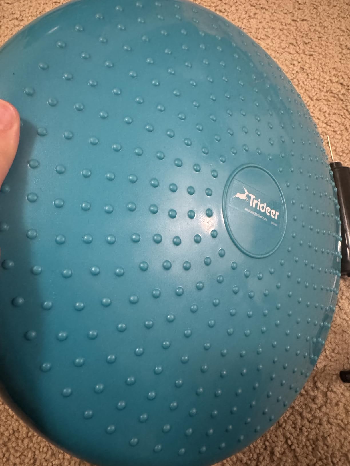 Trideer Wobble Cushion Core Balance Disc, Flexible Seating for Classroom Elementary, Wiggle Seat for Sensory Kids, Balance Pad with Inflation Pump customer photo 2