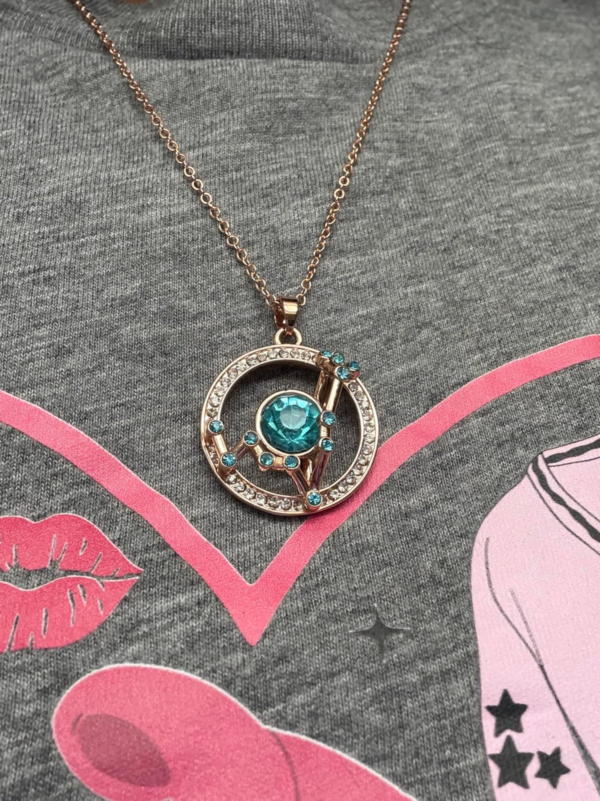 Leafael Gift for Women Zodiac Constellation Pendant Necklaces Made with Premium Crystal customer photo 2