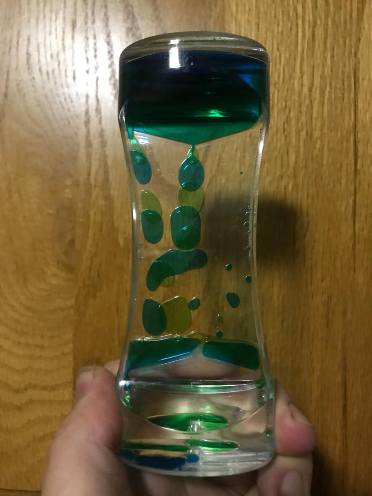 YoYa Toys Liquimo - Liquid Motion Bubbler - 3 Pack - Sensory Fidget Desk Toy for Kids & Adults - Relaxing Hourglass Timer Tubes - Calming Visual Play for School, Home, Office, Stress Relief and Focus customer photo 1