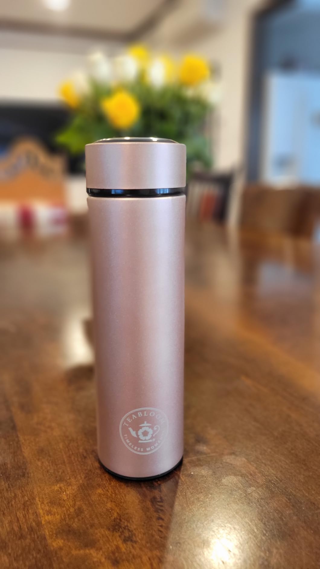 Teabloom - The ORIGINAL All-Brew Travel Tumbler & Thermos | OPRAH's Favorite | 16oz/480ml Stainless Steel Insulated Water Bottle/Tea Flask/Cold Brew Coffee Mug customer photo 2