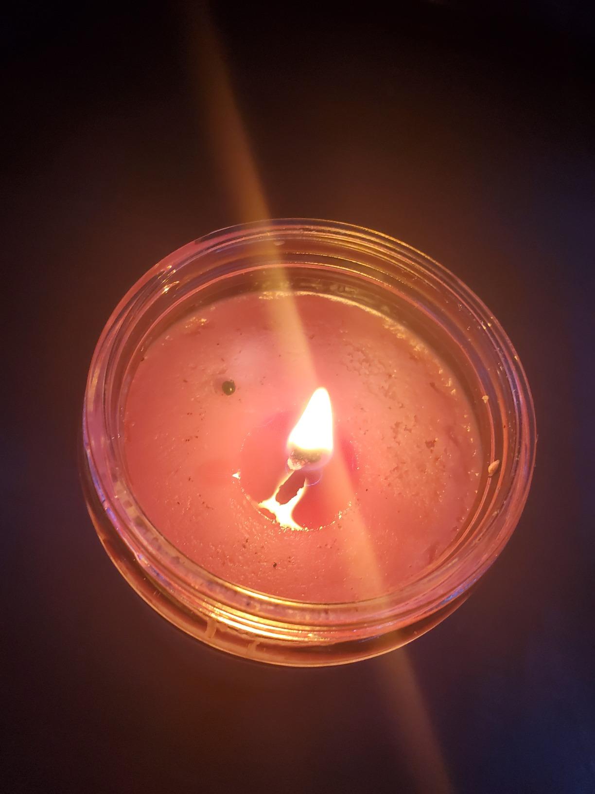 Self Love Affirmation Candle | 9 oz Natural Soy Wax | Pink Thulite Crystals, Herbs & Essential Oils | Acceptance, Self-Worth, & Forgiveness Rituals customer photo 1