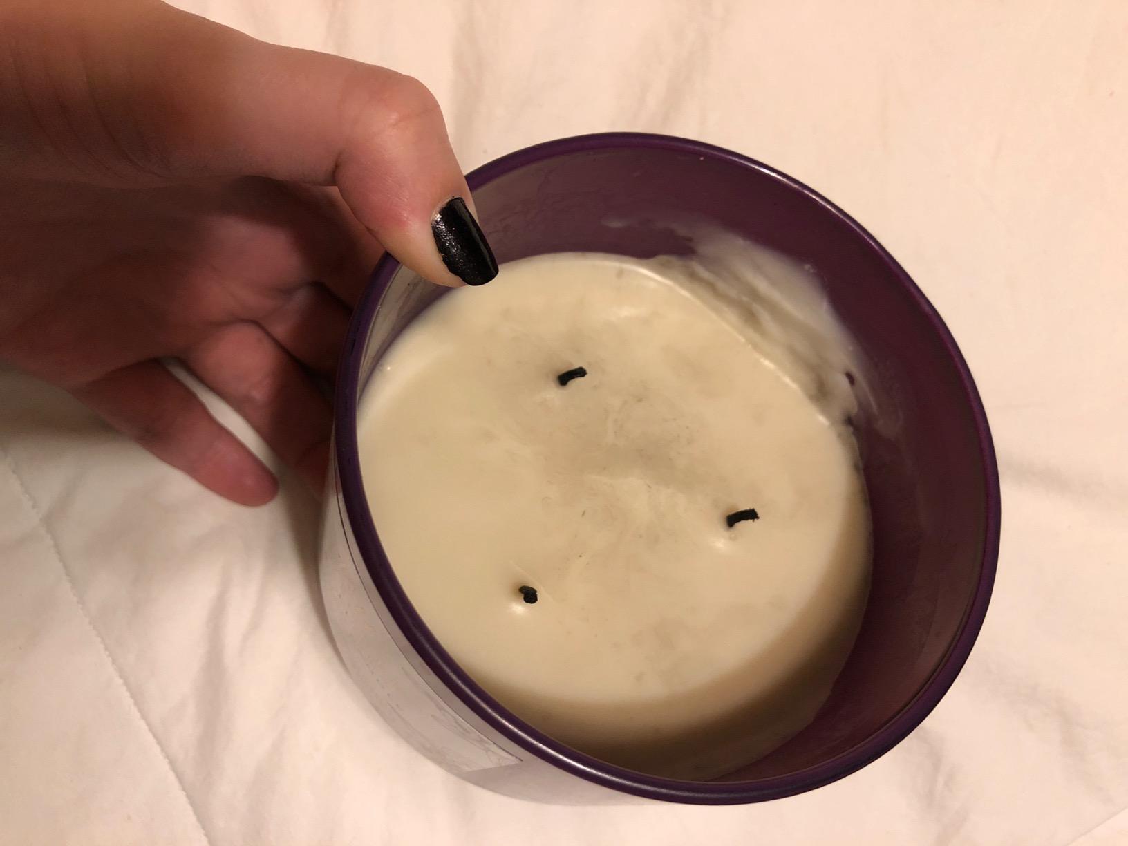 French Lavender Vanilla Large 3-Wick Soy Scented Candle for Home, 15.8 oz | Relaxing Aromatherapy Candle, Cozy Floral Vanilla Home Fragrance, For Bedrooms & Living Rooms, Large Purple Jar, Gift Ready customer photo 2