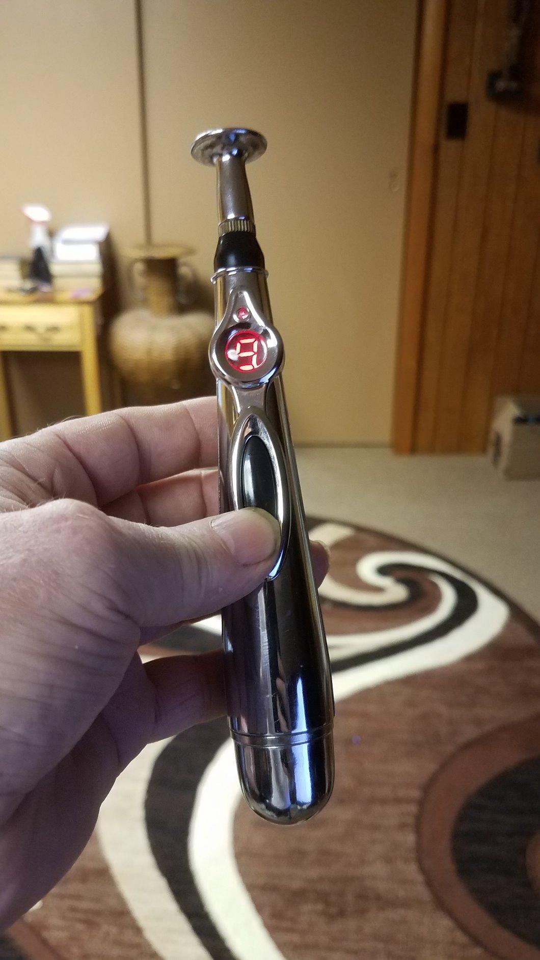 Electronic Acupuncture Pen, 3-in-1 Meridian Energy Pen for Pain Relief, Pain Relief Therapy, Electric Meridians Acupuncture Machine customer photo 1