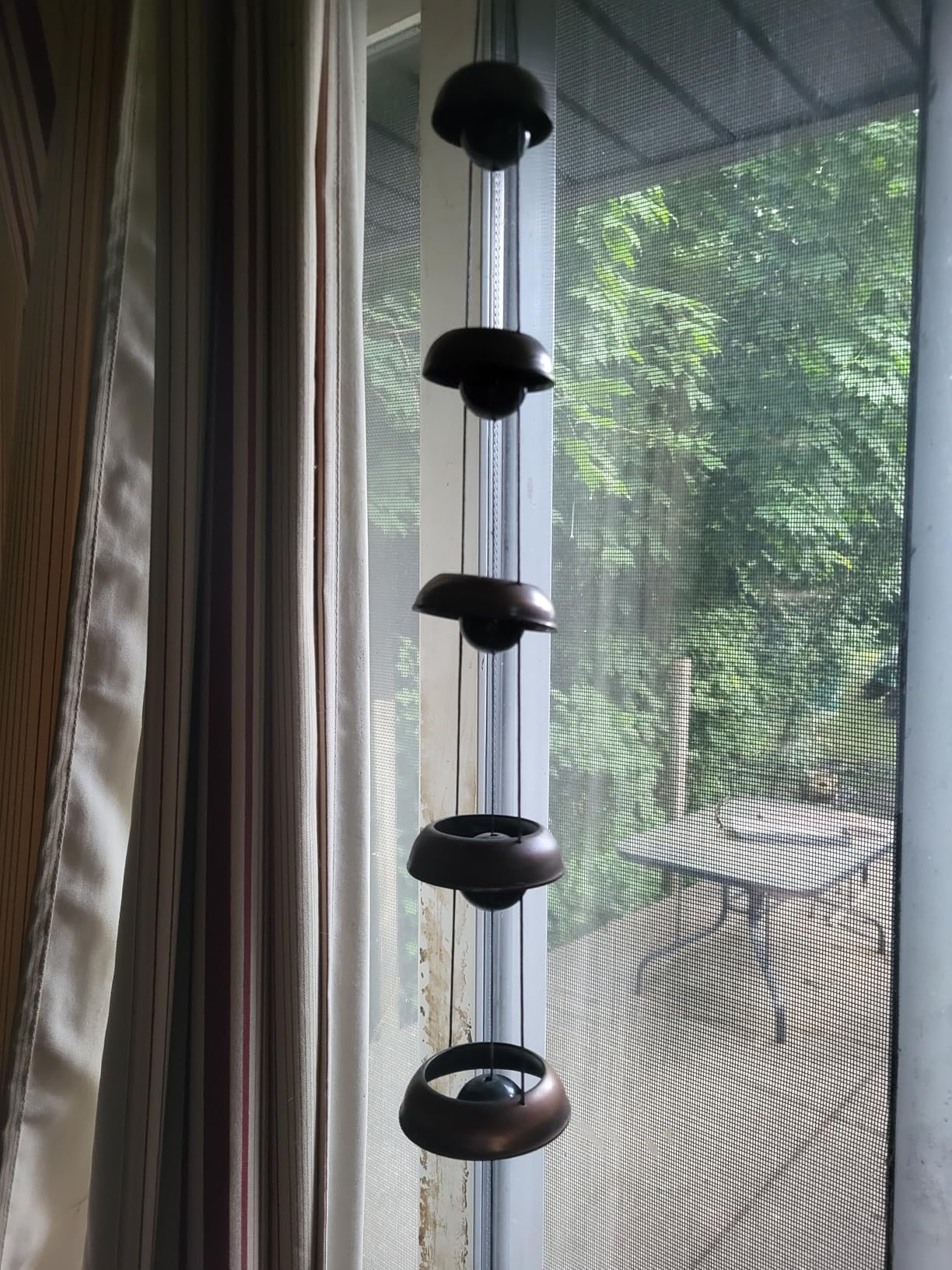 Copper Wind Chimes, Temple Wind Chime, Feng Shui Wind Chimes for Home Yard Outdoor Decoration customer photo 1