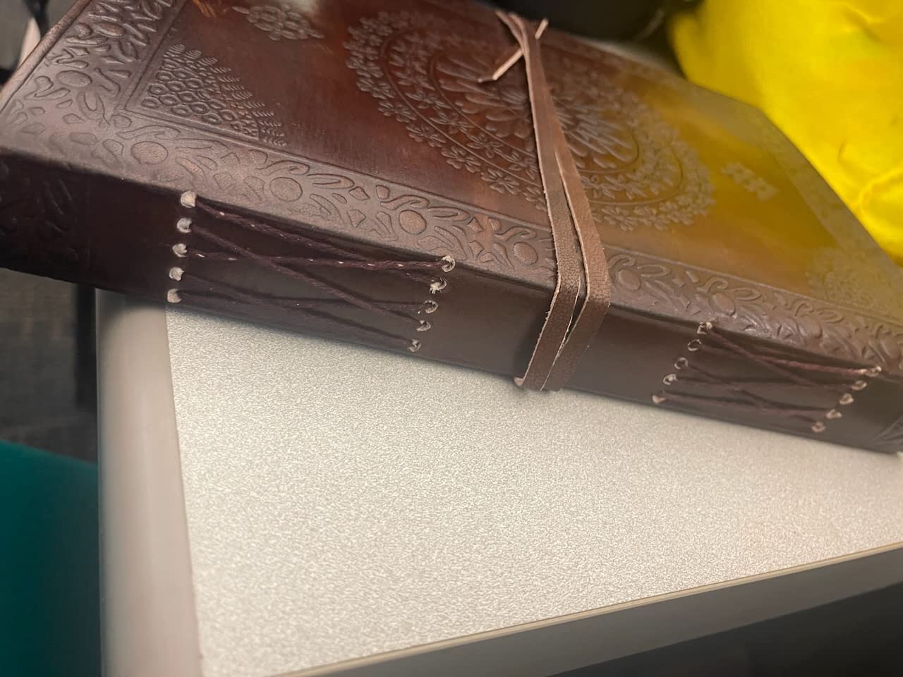Vintage Large 10 inch Tree of Life Leather Cover Blank Book Spell Book Drawing Sketch Book Christmas Gift for Men & Women customer photo 2