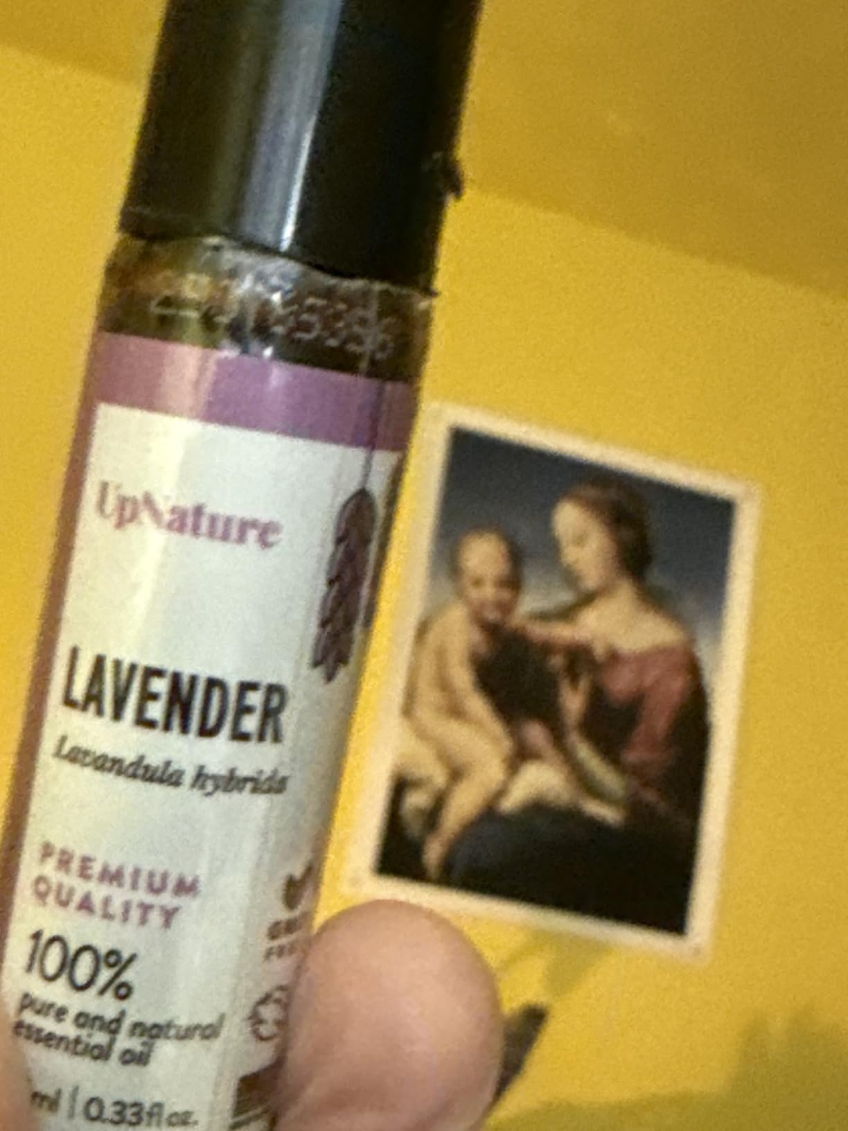 UpNature Lavender Essential Oil Roll On - 100% Natural, for Sleep & Skin | Calming lavender roll-on. Dab on wrists, neck or temples for a relaxing bedtime ritual - perfect for your purse or travel customer photo 1