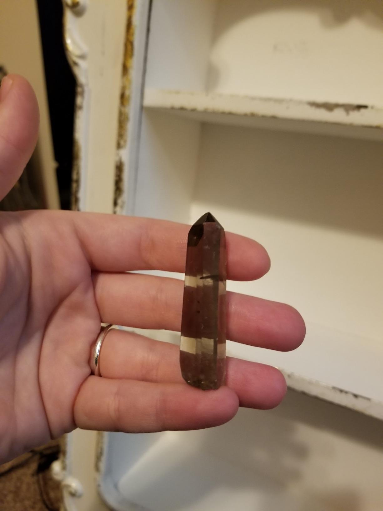 CircuitOffice 1 Pc Large Smokey Quartz Crystal Point (1