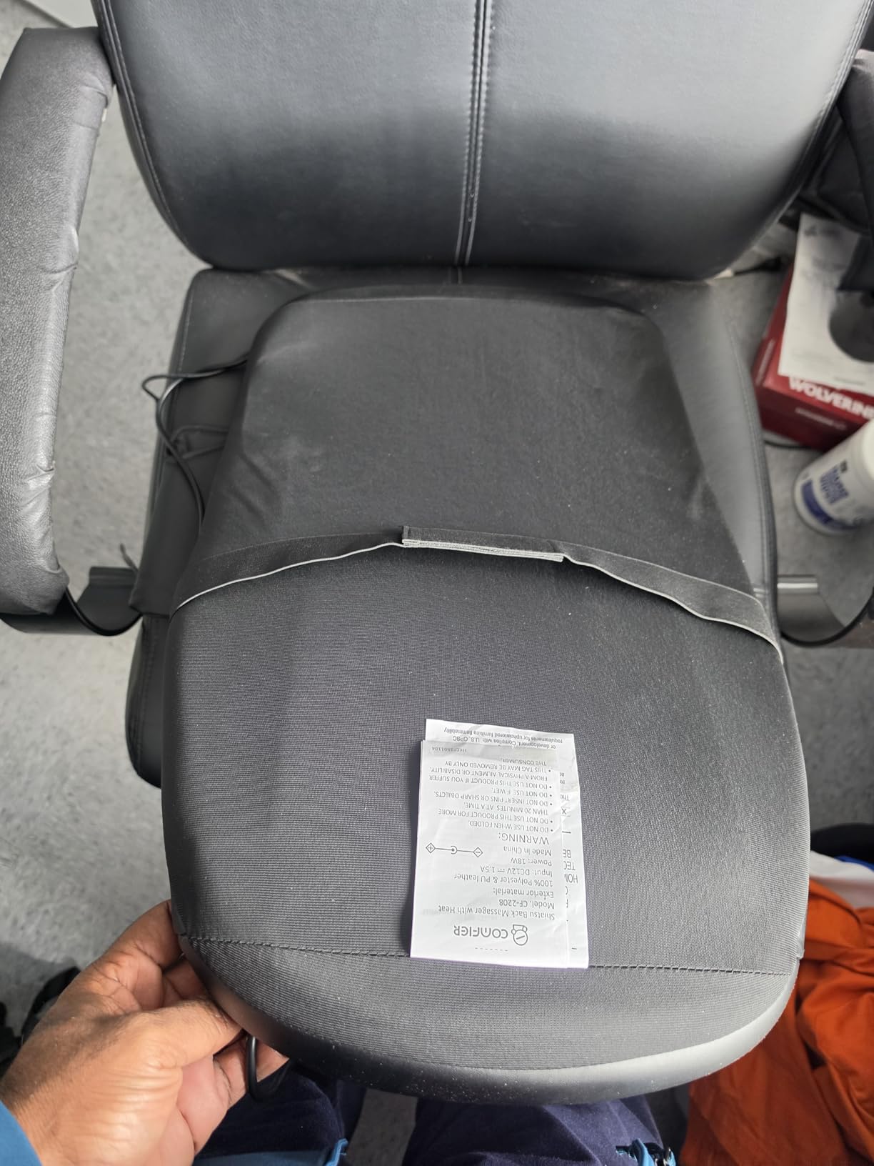 COMFIER Shiatsu Back Massager with Heat, Deep Tissue Kneading Massage Seat Cushion, Massage Chair Pad for Full Back, Body Massager for Home or Office Chair use, [2026] Gift for Men,Women customer photo 1