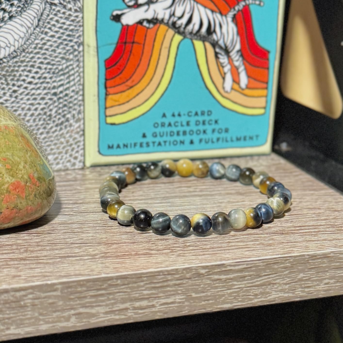 Angelstones Gemstones 6mm Round Beads Healing Crystal Bracelet for women | Natural Gemstone, Handmade Gifts for Women, Healing Crystal Round Beaded Stretch Bracelets, Unisex Jewelry for Women and Men customer photo 2