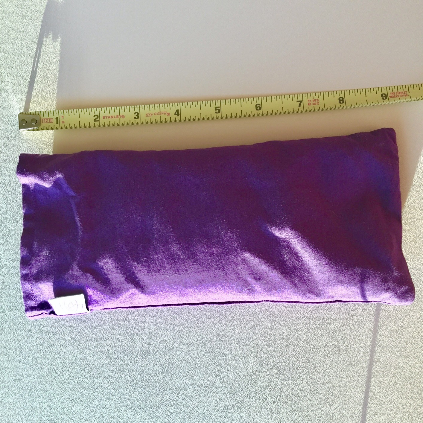 Weighted Lavender Eye Pillow for Women, NOLAVA Includes Free App Meditations, Migraine & Headache Relief, Microwave Hot or Cold Compress, Organic Cotton, French Lavender +Flax Seed, Yoga & Savasana customer photo 2