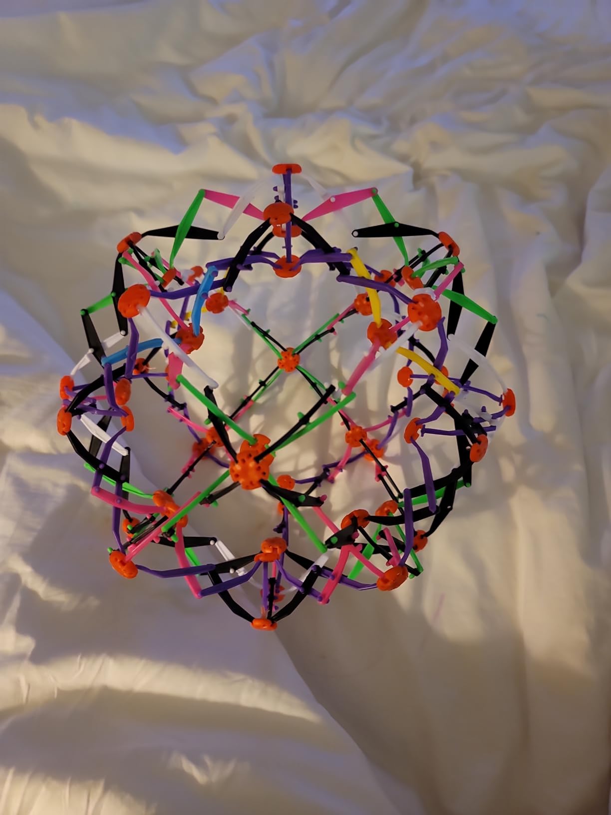 4E's Novelty Expandable Breathing Ball Sphere - Breathing Visual, Fidget Toys Expands from 6 to 12