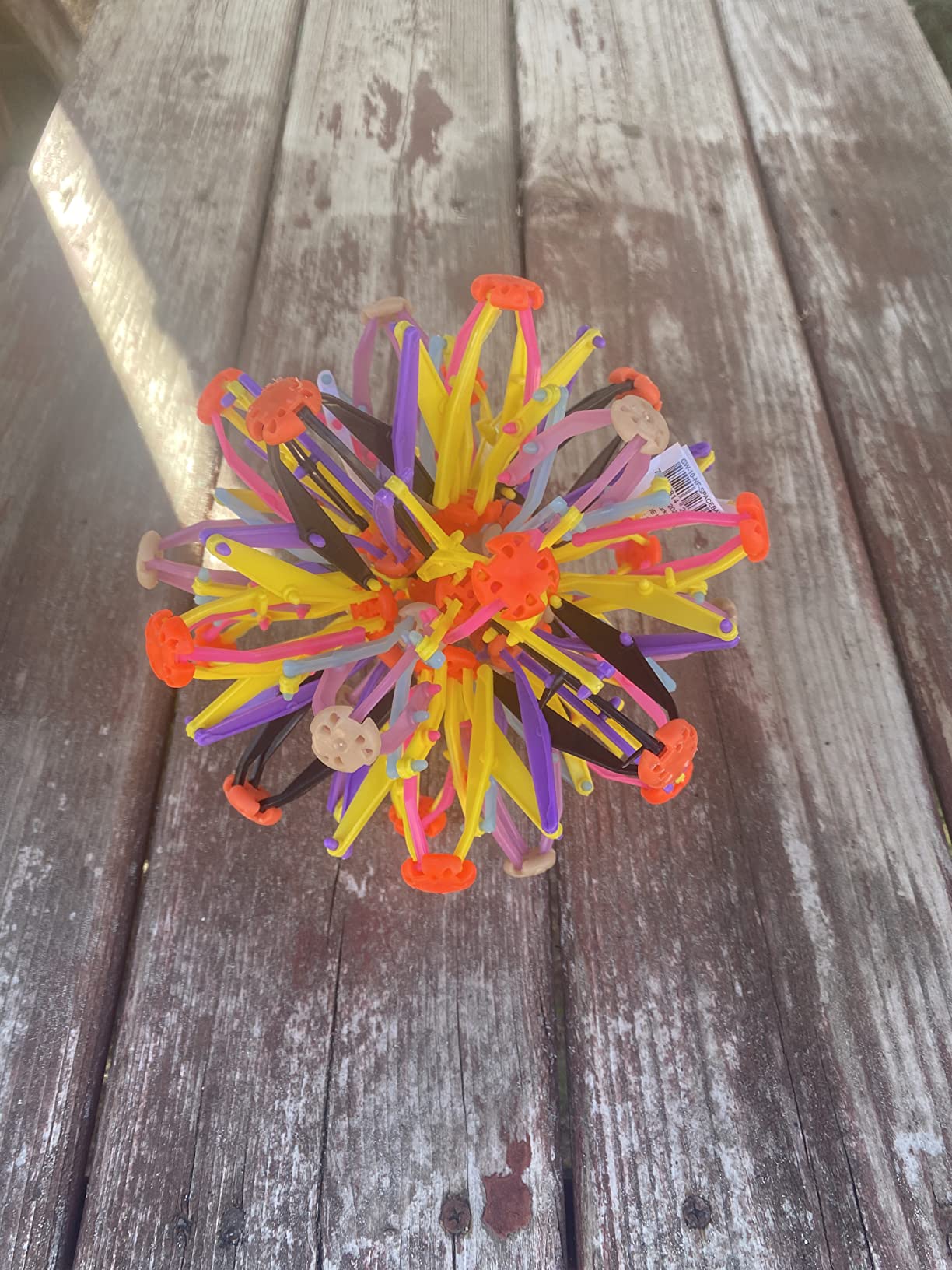 4E's Novelty Expandable Breathing Ball Sphere - Breathing Visual, Fidget Toys Expands from 6 to 12