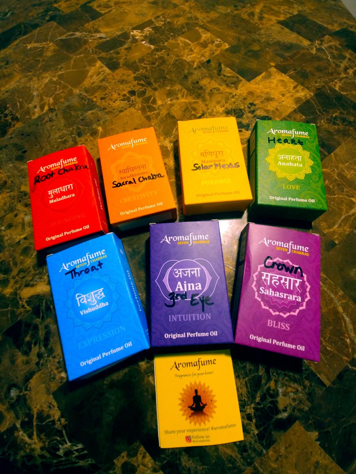 7 Chakra Essential Oil Roll-On Blend Gift Set 7x6ml by Aromafume | Aromatherapy Roll-on Oils for Meditation, Chakra Balance | Yoga & Reiki Gifts | Perfume Oil Roll-ons customer photo 2
