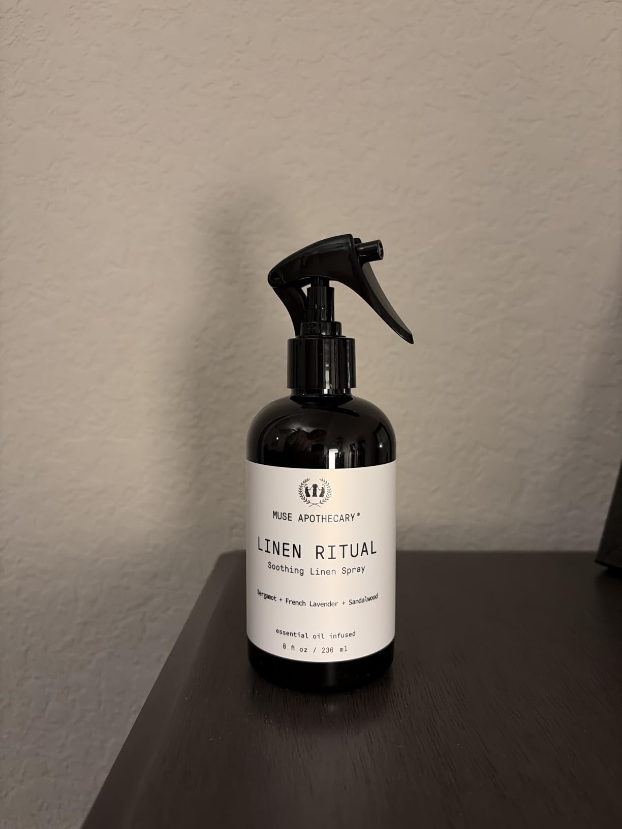 Muse Apothecary Pillow Ritual - Aromatic, Calming and Relaxing Pillow Mist, Linen and Fabric Spray - 8 oz, Fleur du Lavender customer photo 1