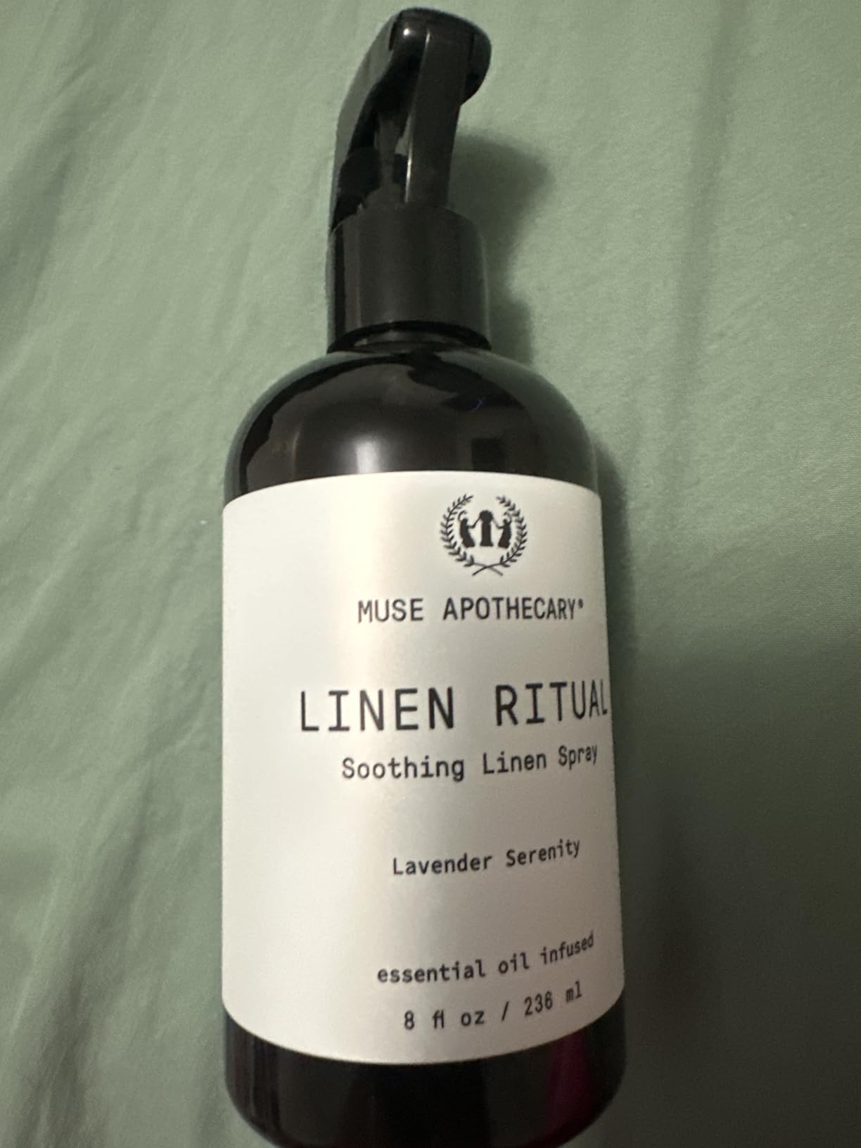 Muse Apothecary Pillow Ritual - Aromatic, Calming and Relaxing Pillow Mist, Linen and Fabric Spray - 8 oz, Fleur du Lavender customer photo 2