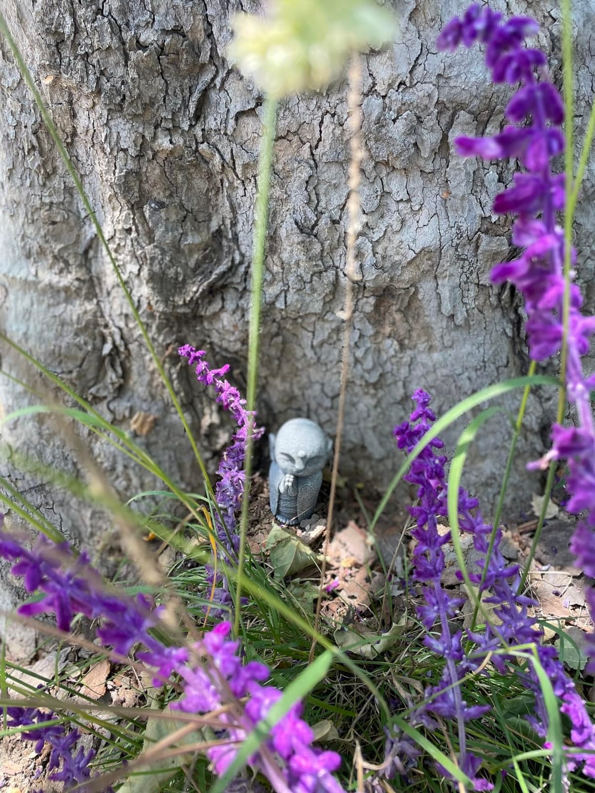 Ebros Japanese Happy Jizo Monk with Hands Clasped in Prayer Mini Statue 4.5