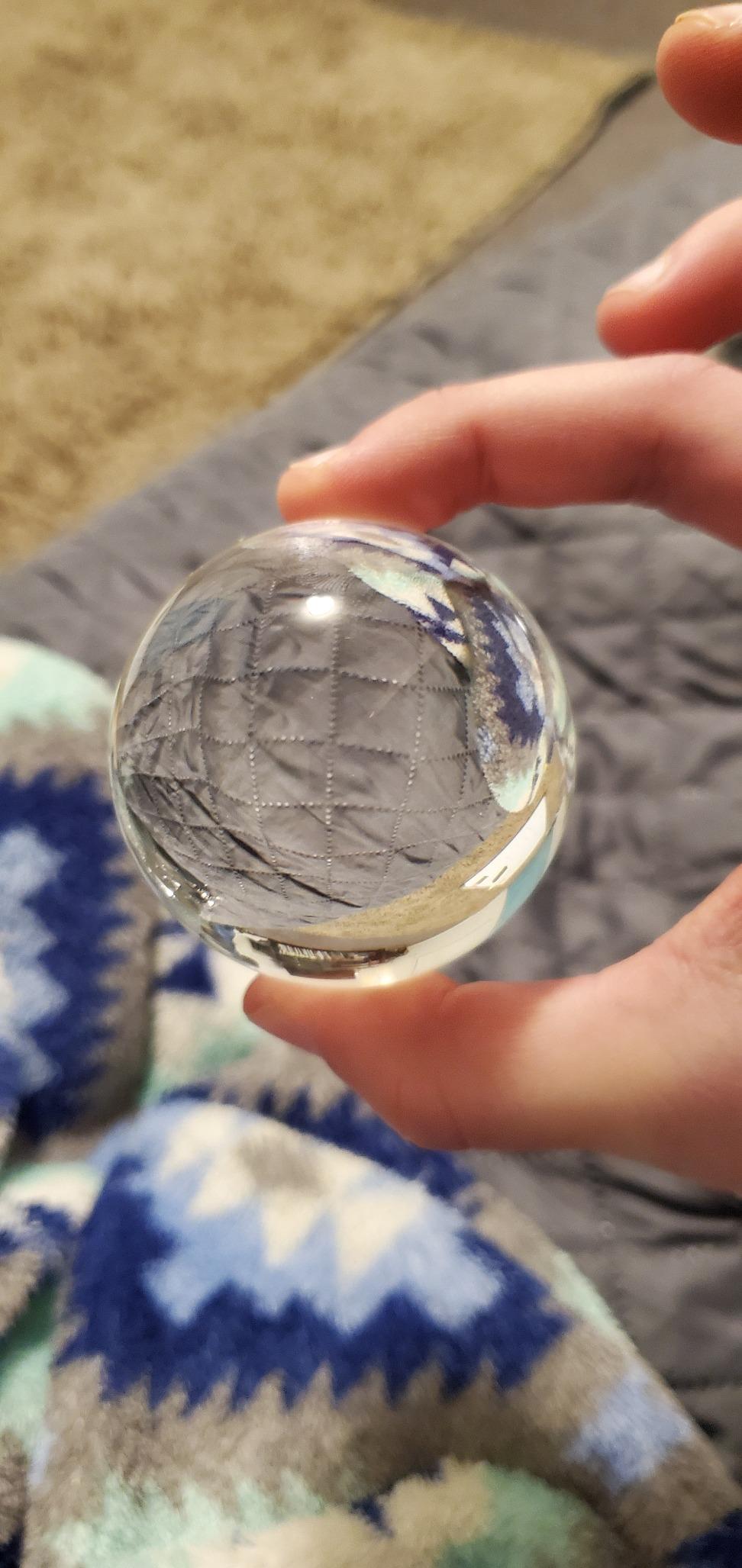 Amlong Crystal K9 Optical Crystal Photography Prism Set of 4 Pieces, 50mm Crystal Ball, 50mm Cube, 60mm Prism, 60mm Pyramid customer photo 2