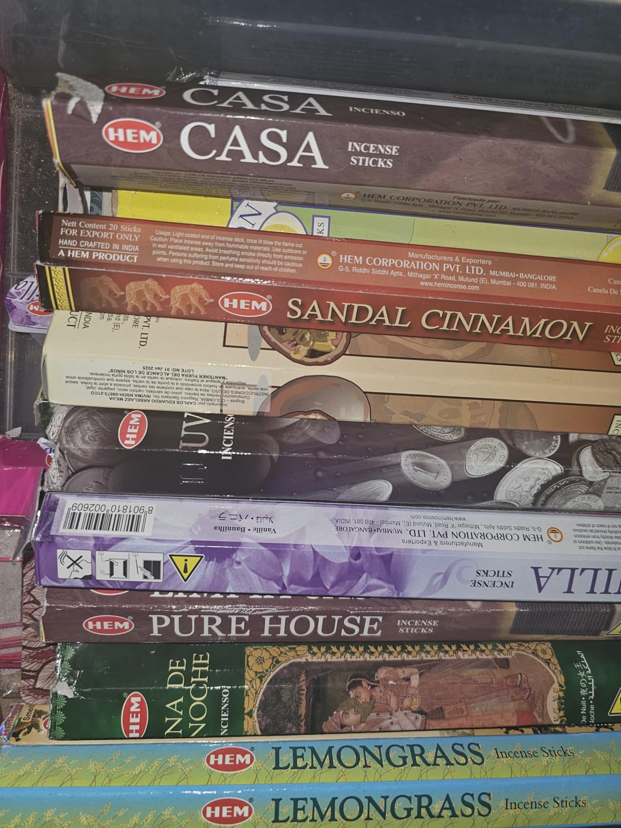HEM Incense Sticks - 12 Box Variety Pack (240 Sticks Total, 20 Sticks per Box) | Long Lasting Fragrance | Meditation, Relaxation, Yoga, Aromatherapy & Home Fragrance customer photo 1
