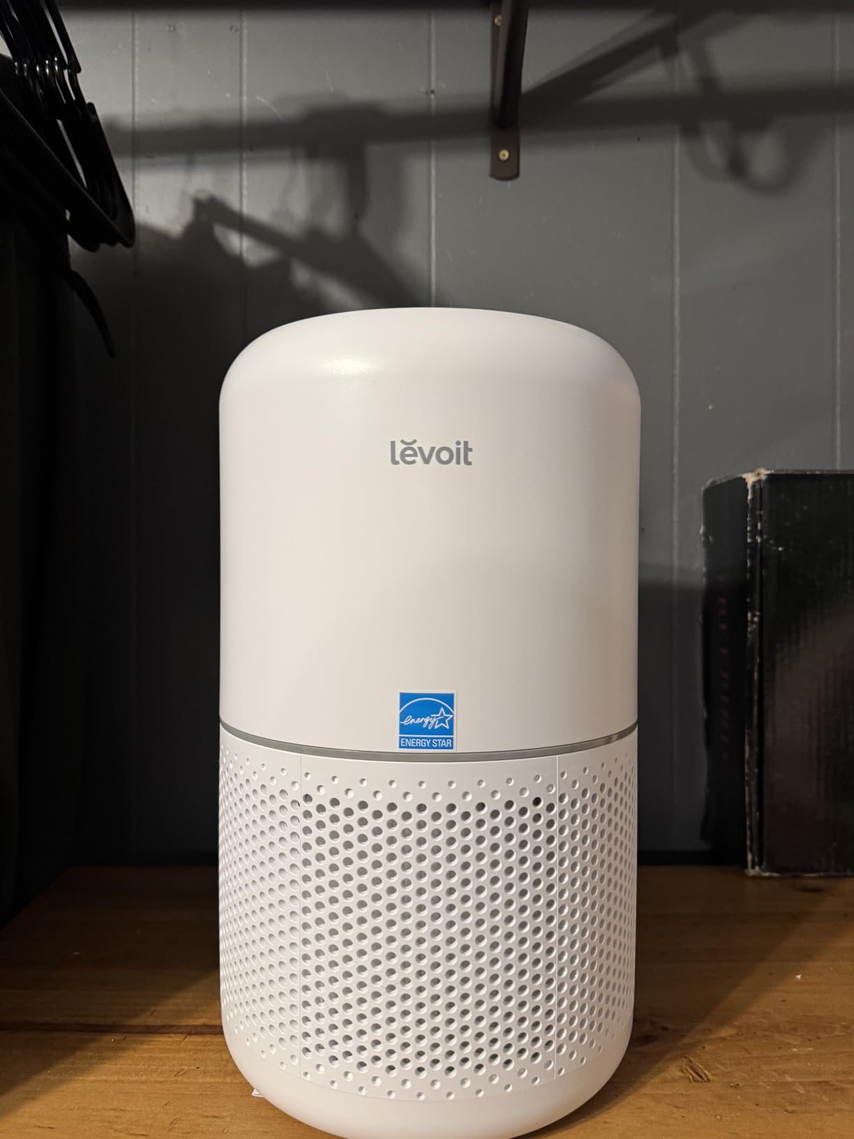 LEVOIT Air Purifier for Home Allergies and Pets Hair in Bedroom, H13 True HEPA Filter, 24db Filtration System, Core 300, White customer photo 1