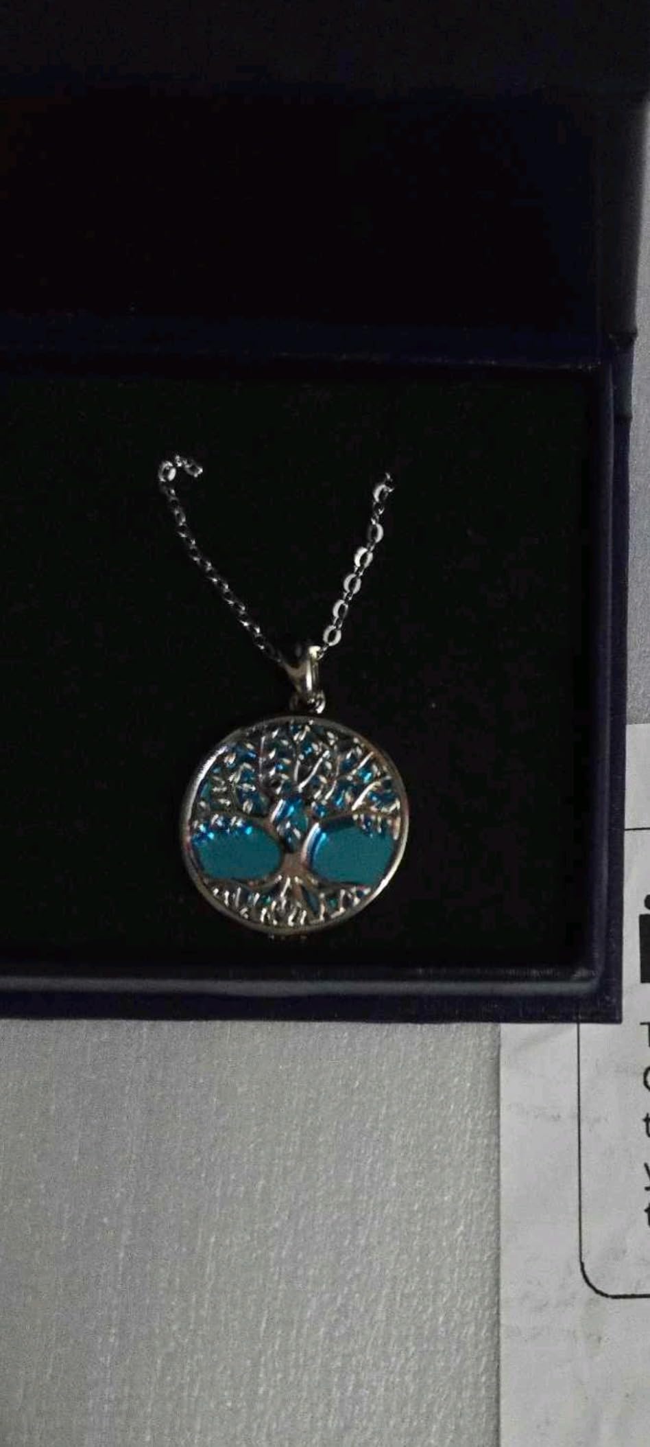 Odinstone Tree of Life Necklace, Sterling Silver Pendant for Women | Hypoallergenic Family Tree Necklaces Jewelry for Mom/Wife/Grandma(with Fine Gift Box), 18+2 inch Chain customer photo 2